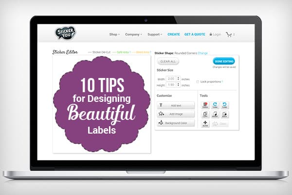 StickerYou Tips for Designing Beautiful Labels
