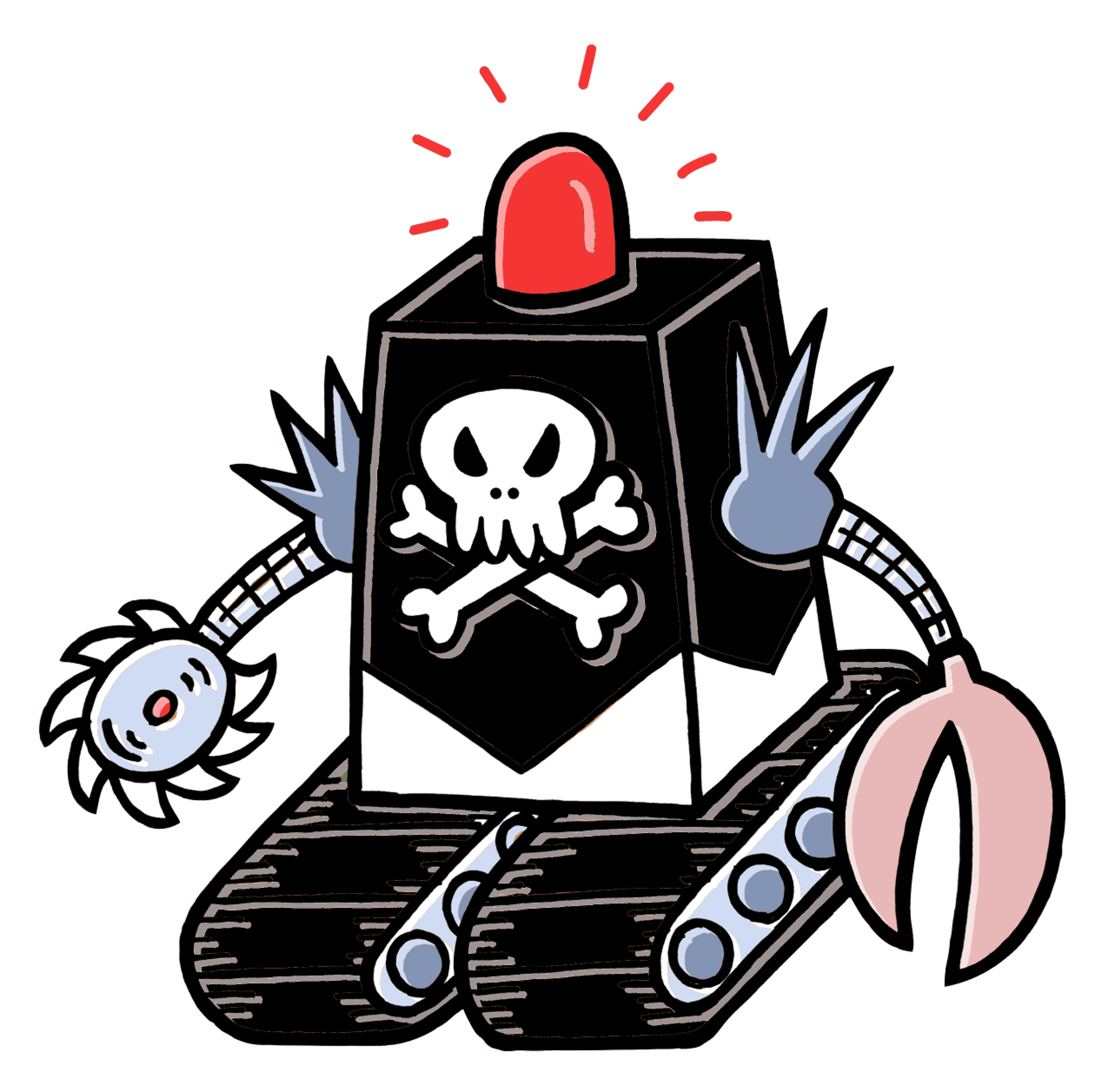 Killbot Skull and Crossbones
