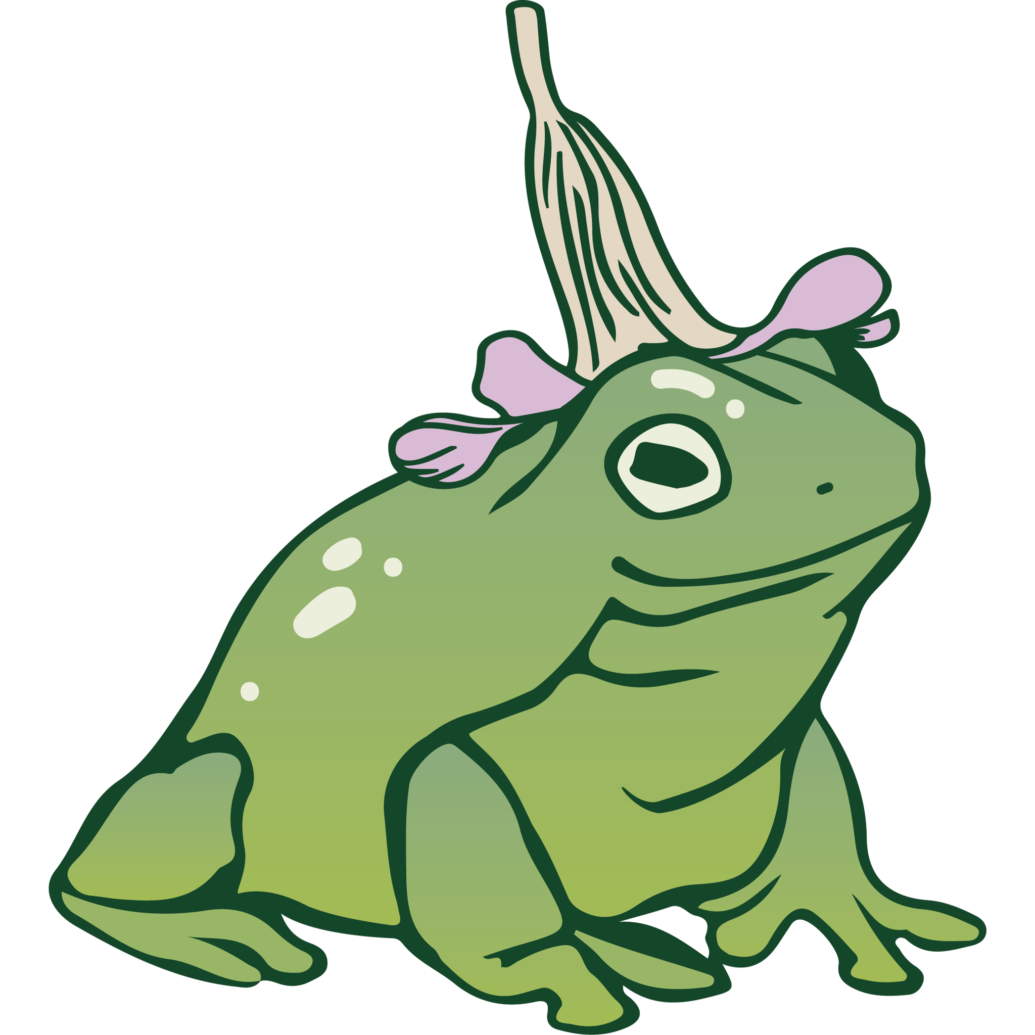 Frog and Tulip Hat