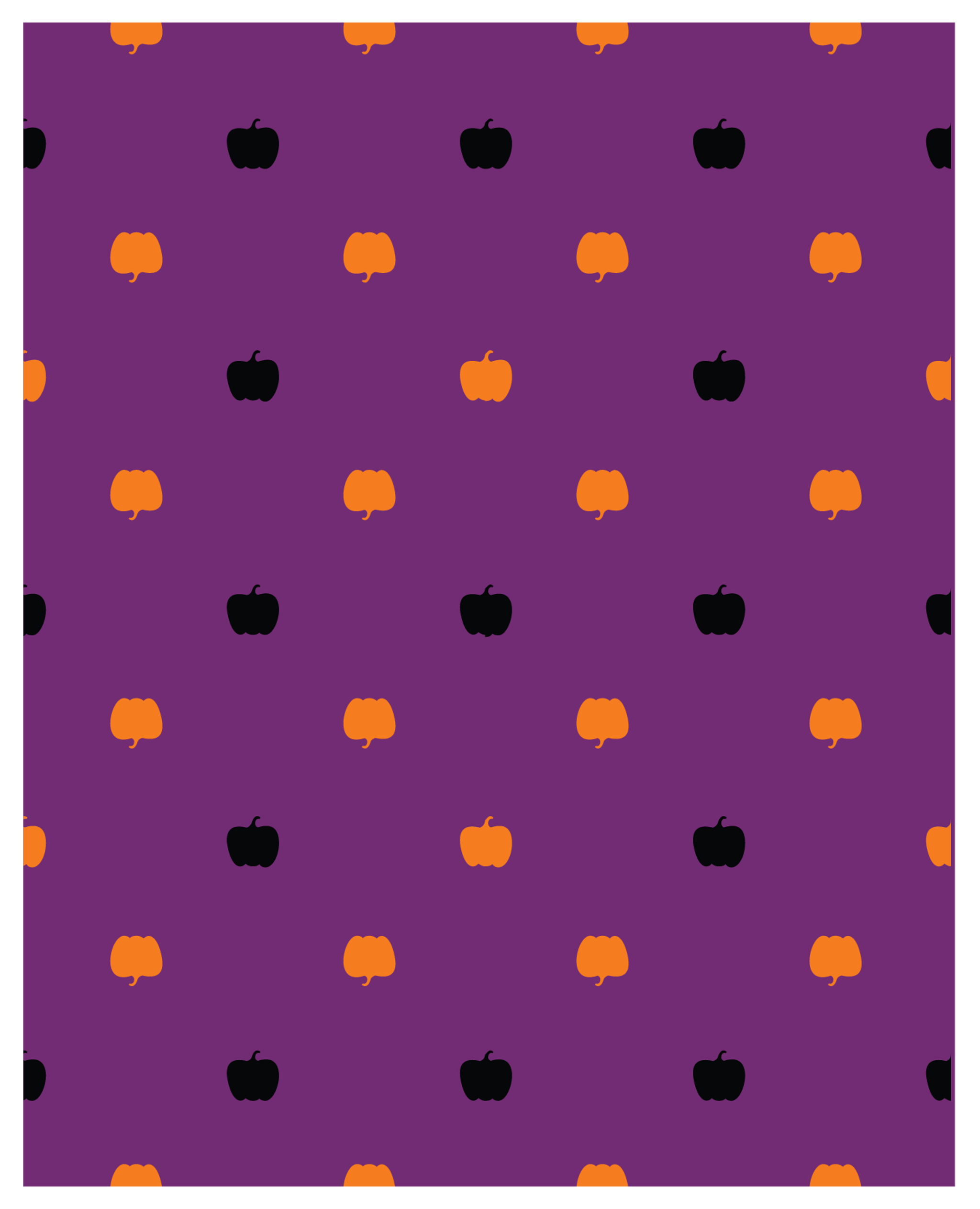 Halloween Pumpkin Pattern
