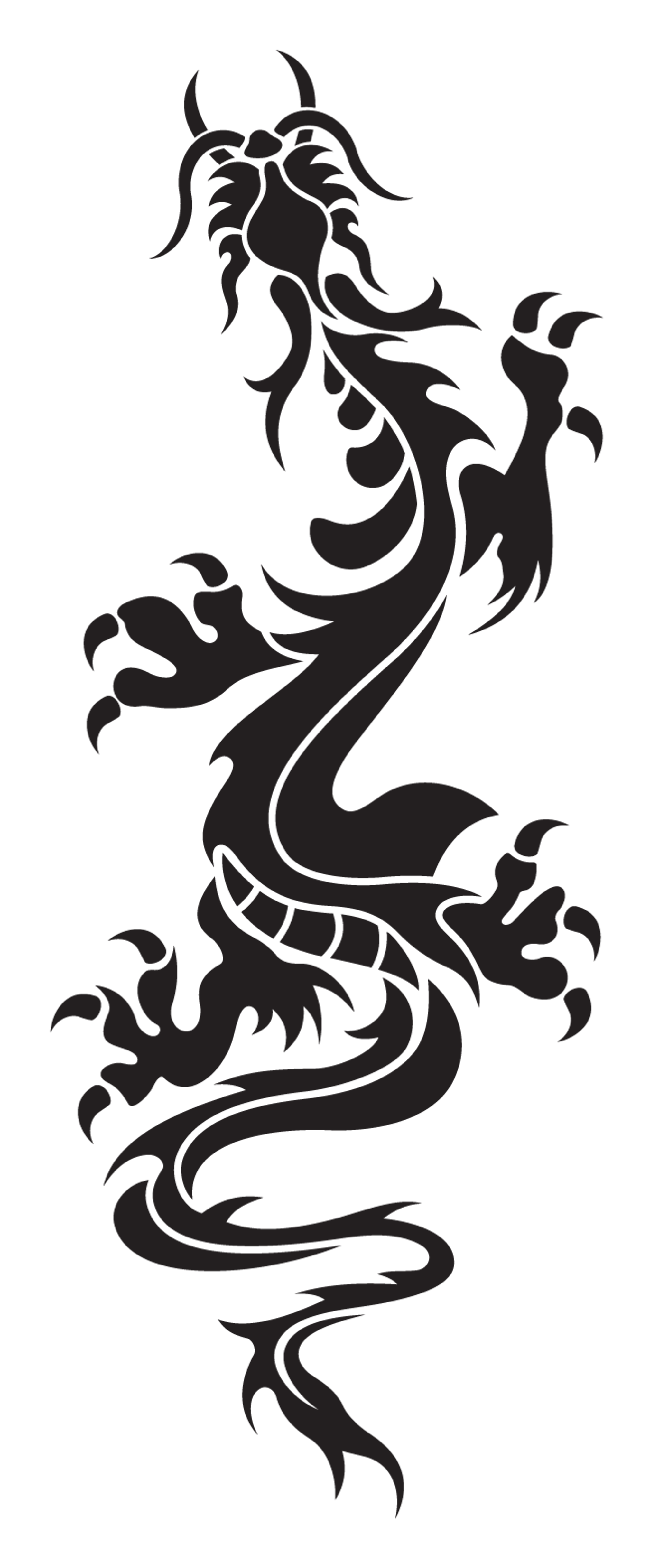Tribal Crawling Dragon