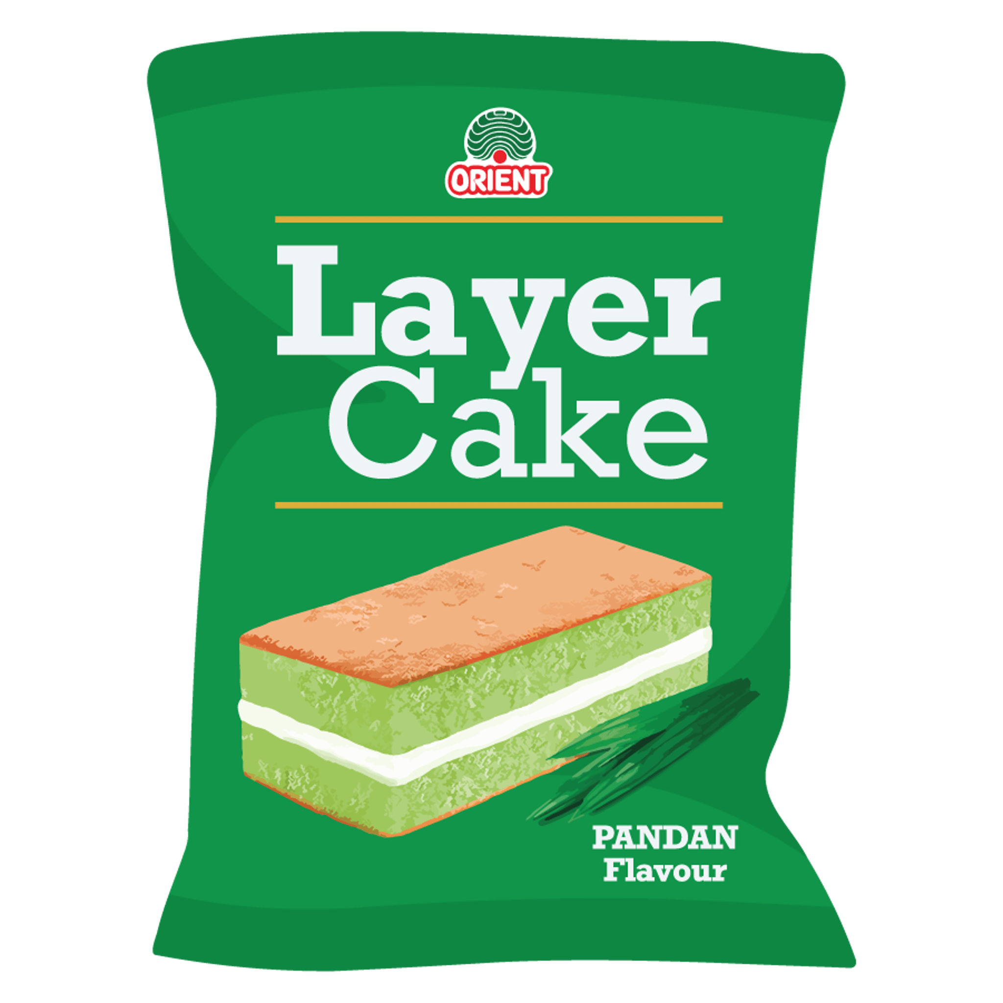 Pandan Layer Cake Asian Snack