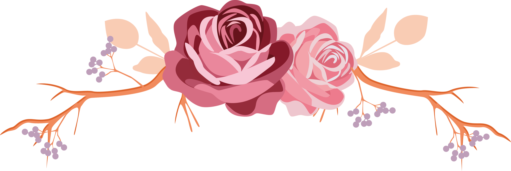 Pink Floral Arch