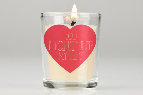 Custom Clear Valentine Sticker