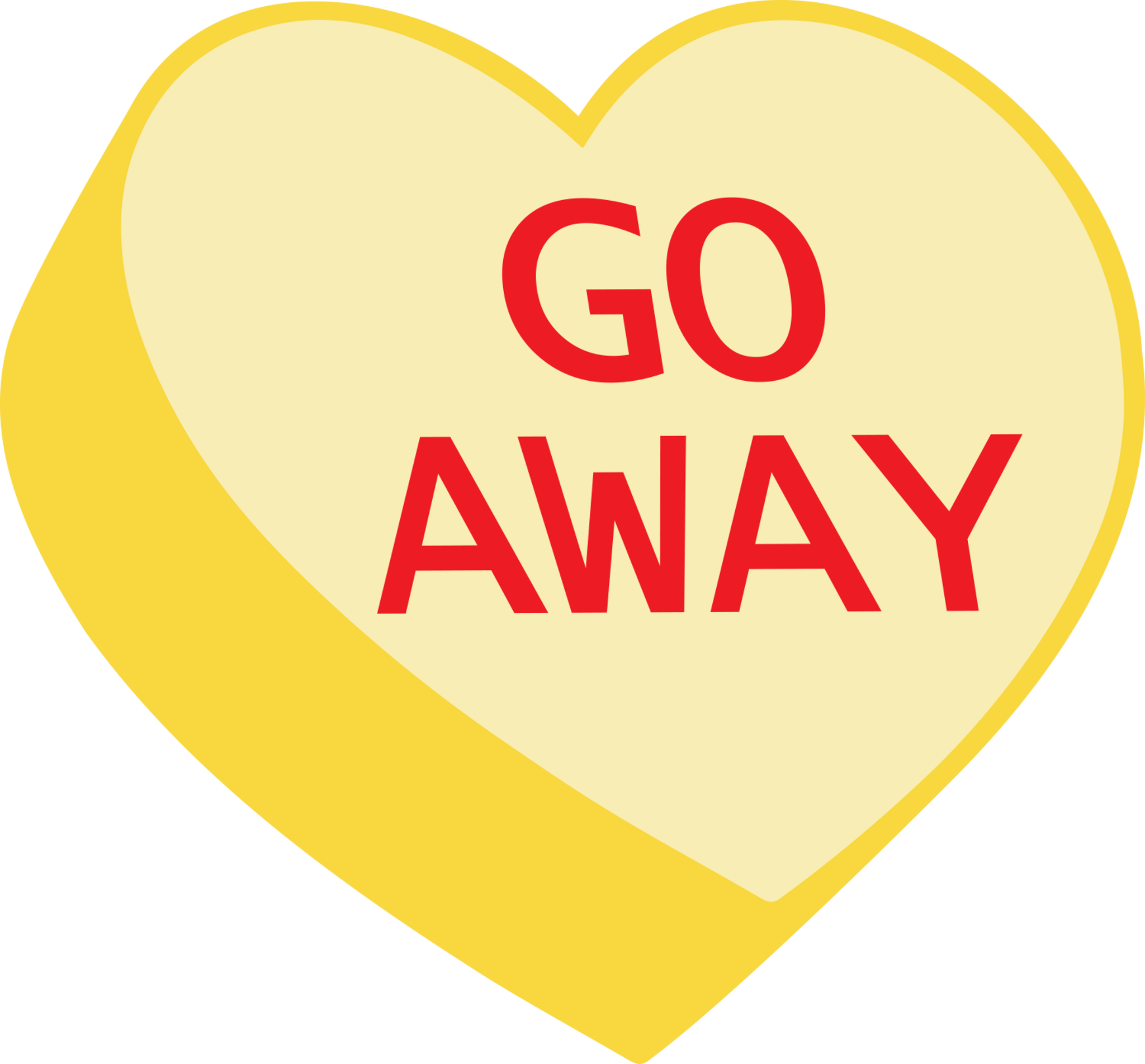 Candy Heart Go Away