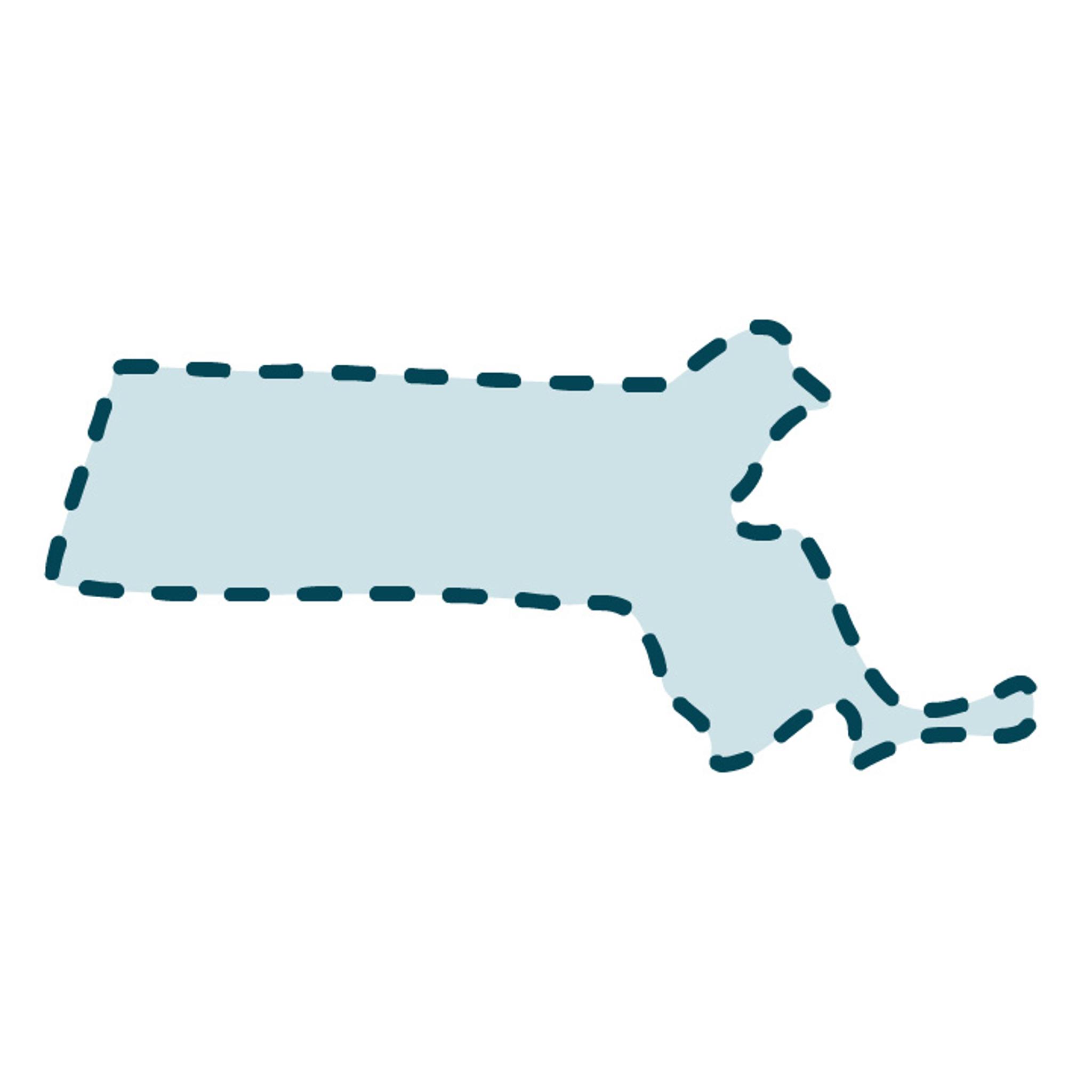 USA Massachusetts State Template