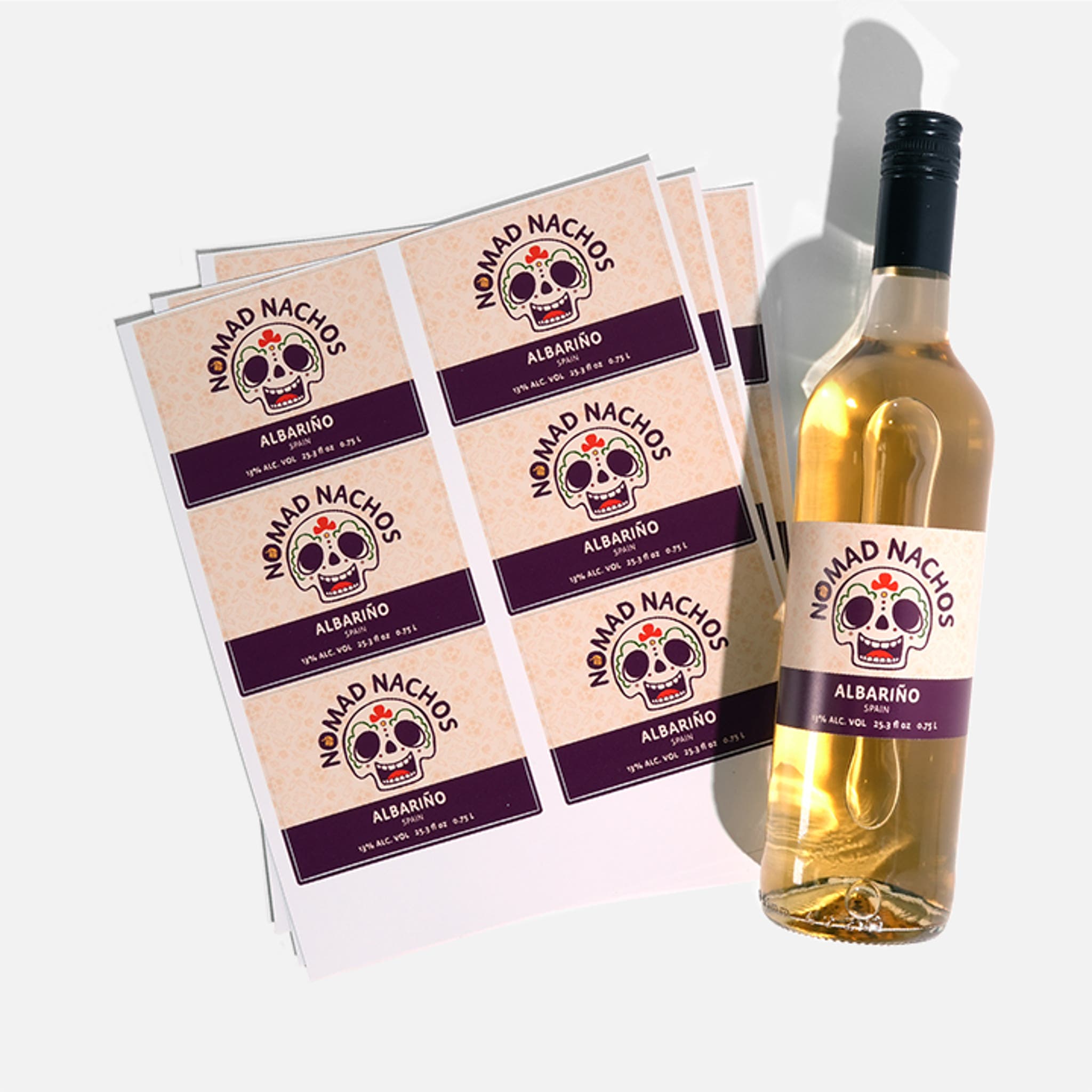 Matte Writable Label Pages