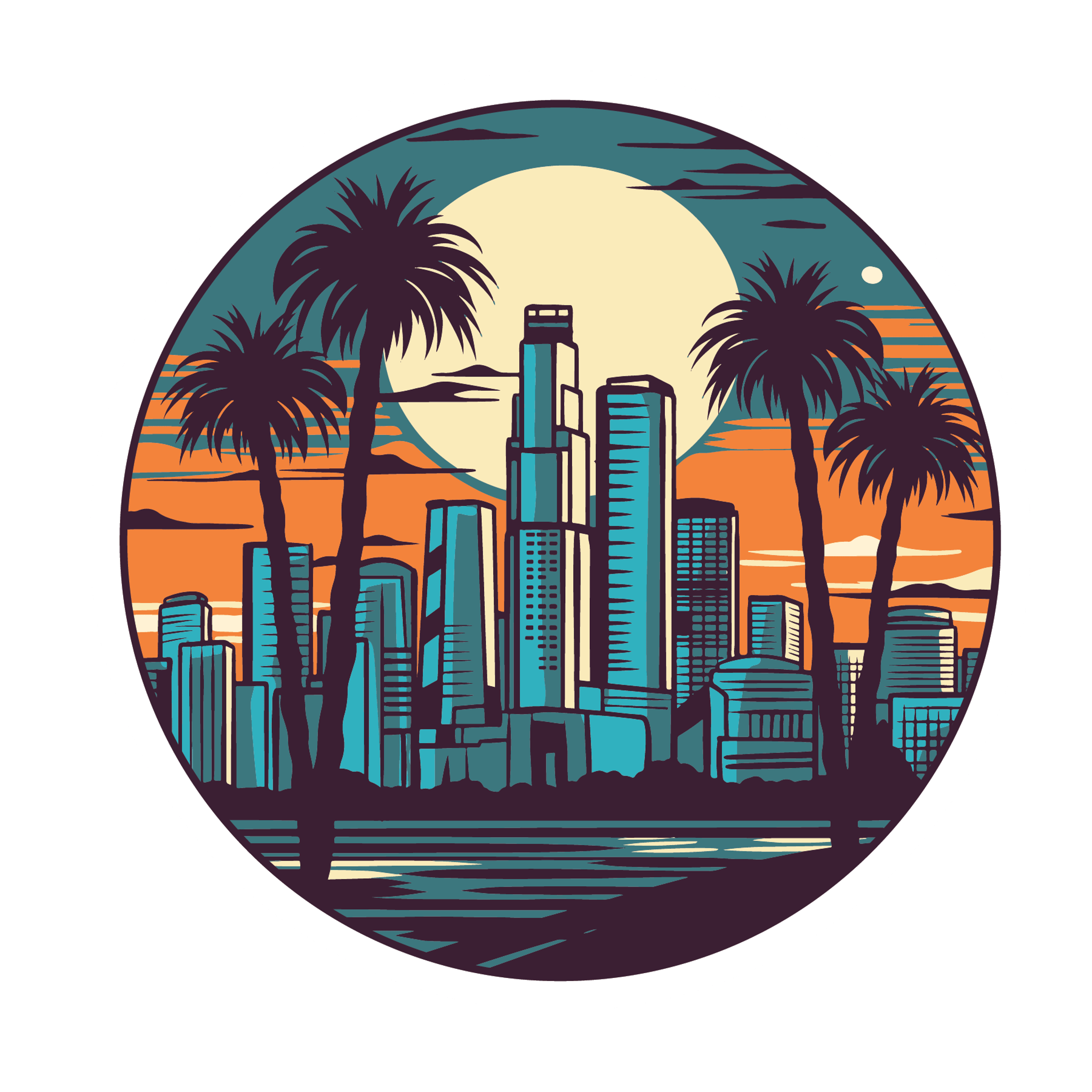 LA Downtown Skyline