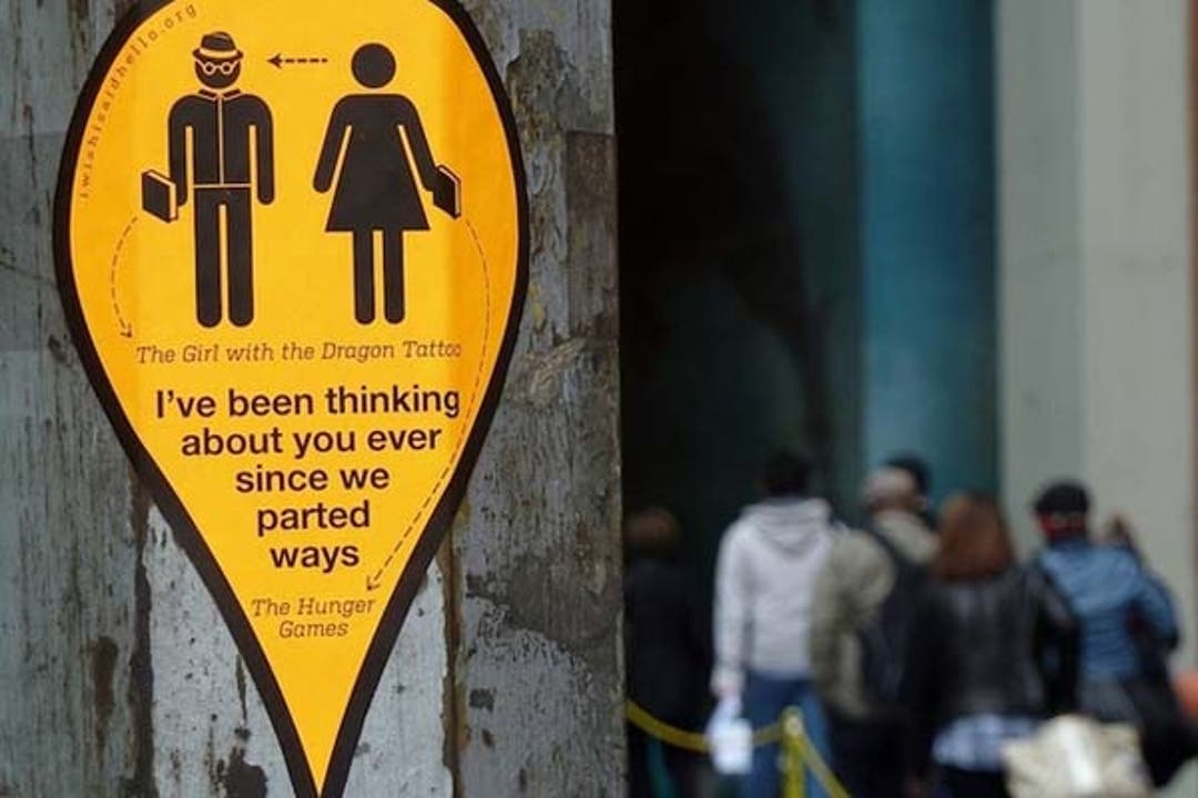 Celebrating Missed Connections - With Stickers