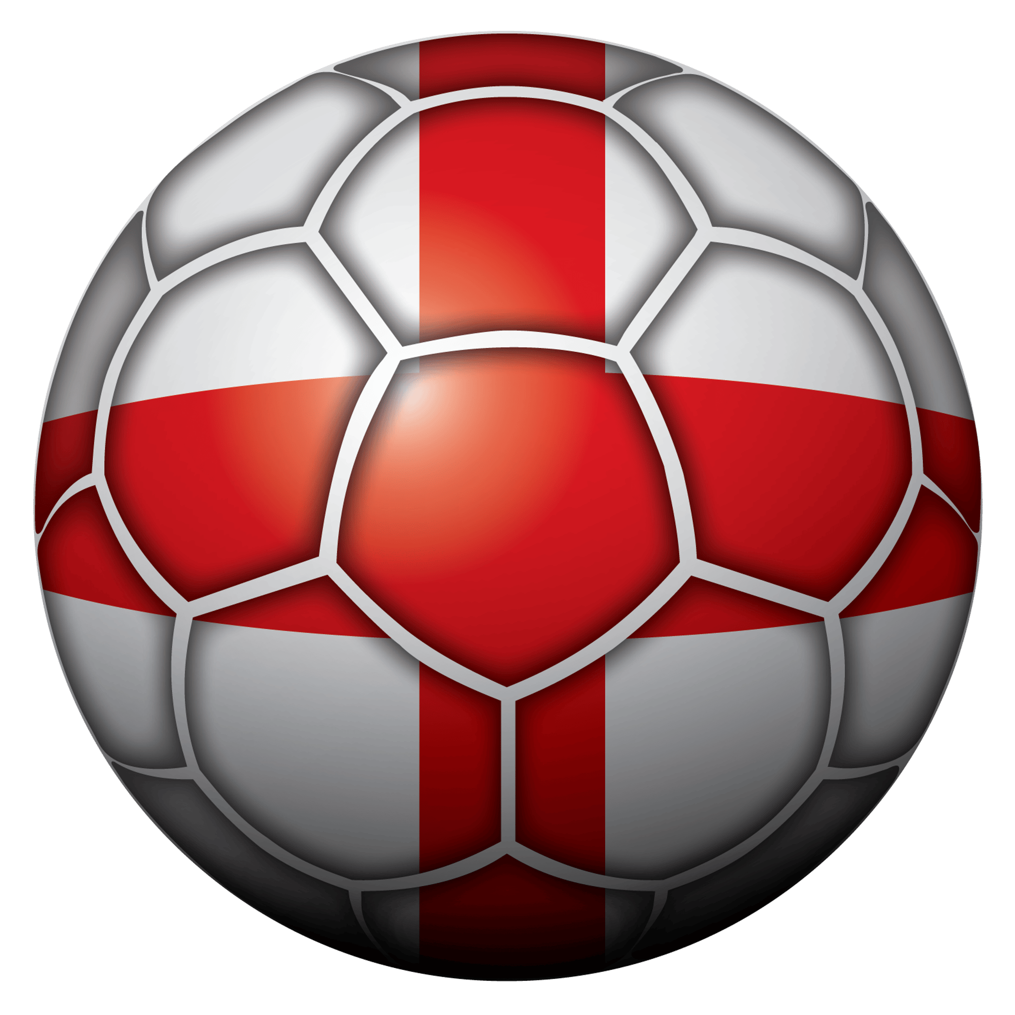 England Cross Soccer Ball
