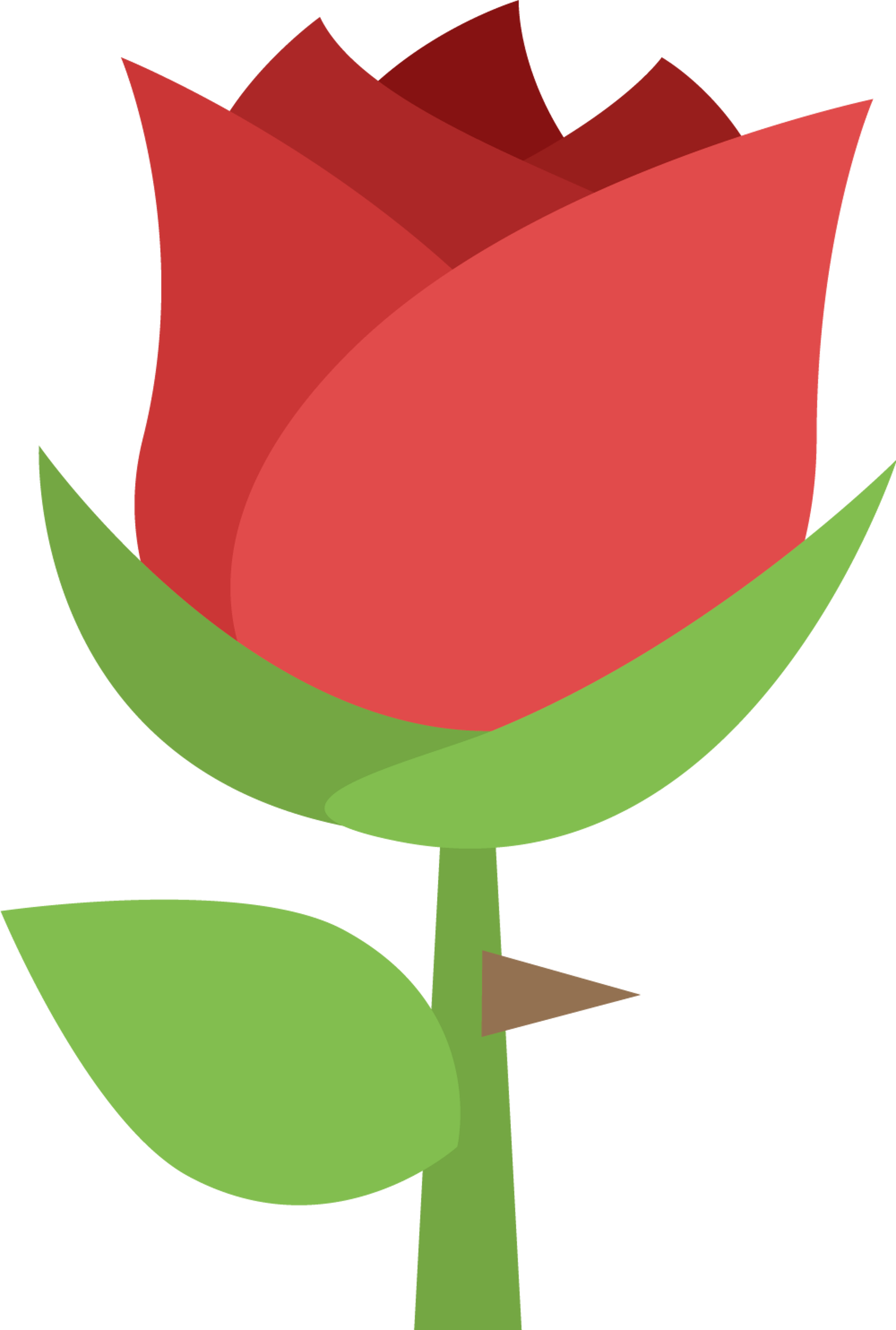 Simple Red Flower