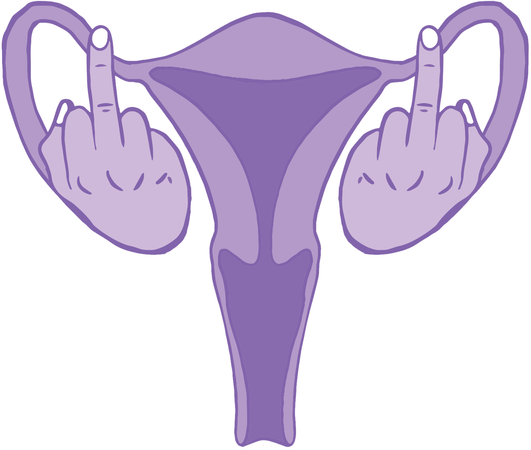 Middle Finger Uterus