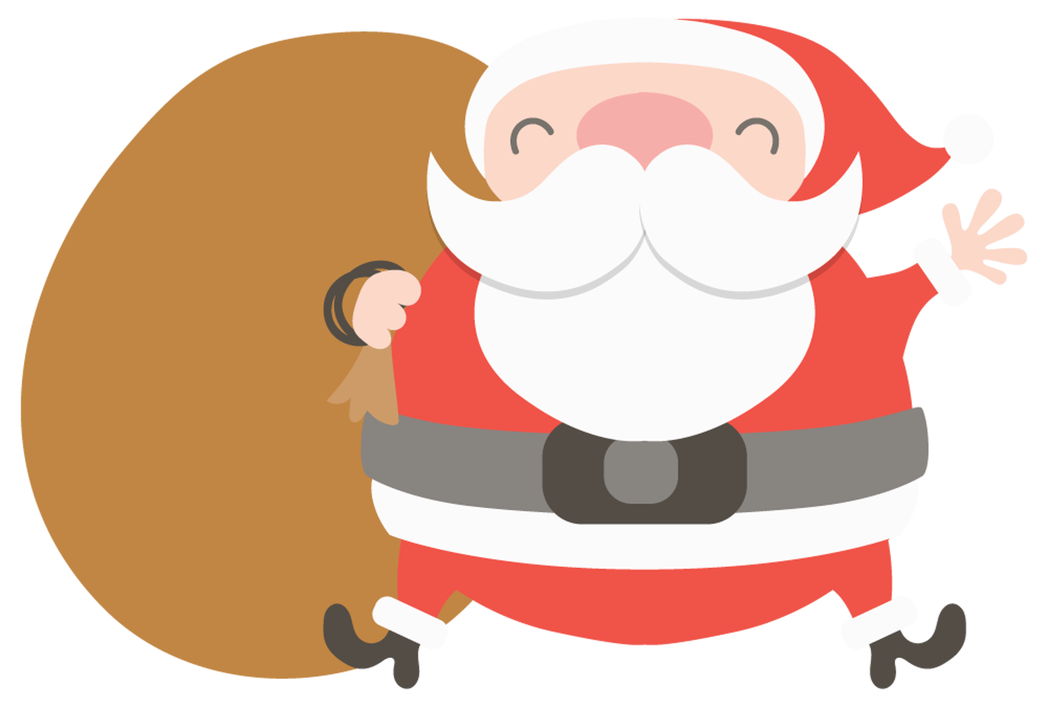 Christmas Santa with Bag