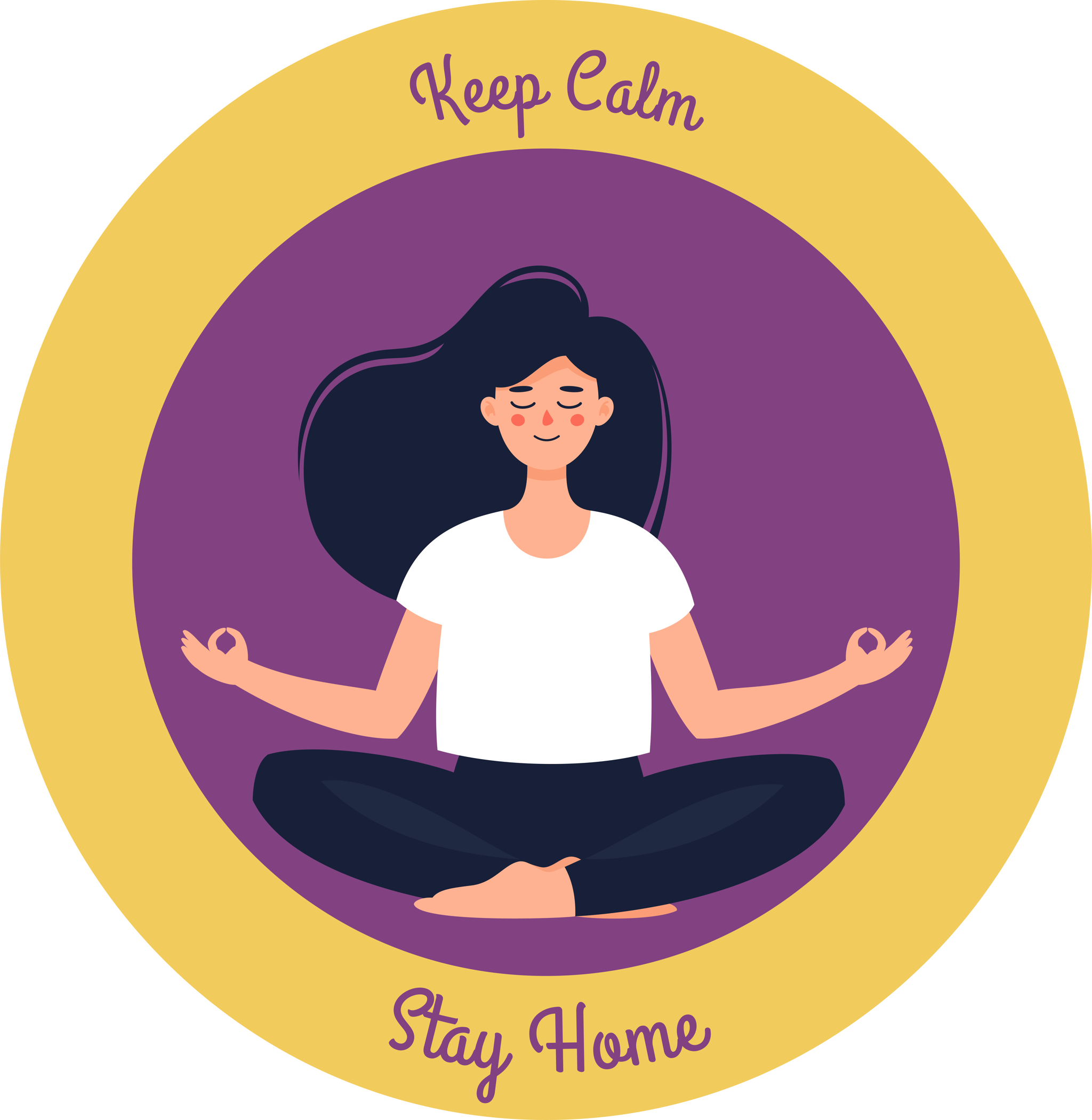 KeepCalmStayHome