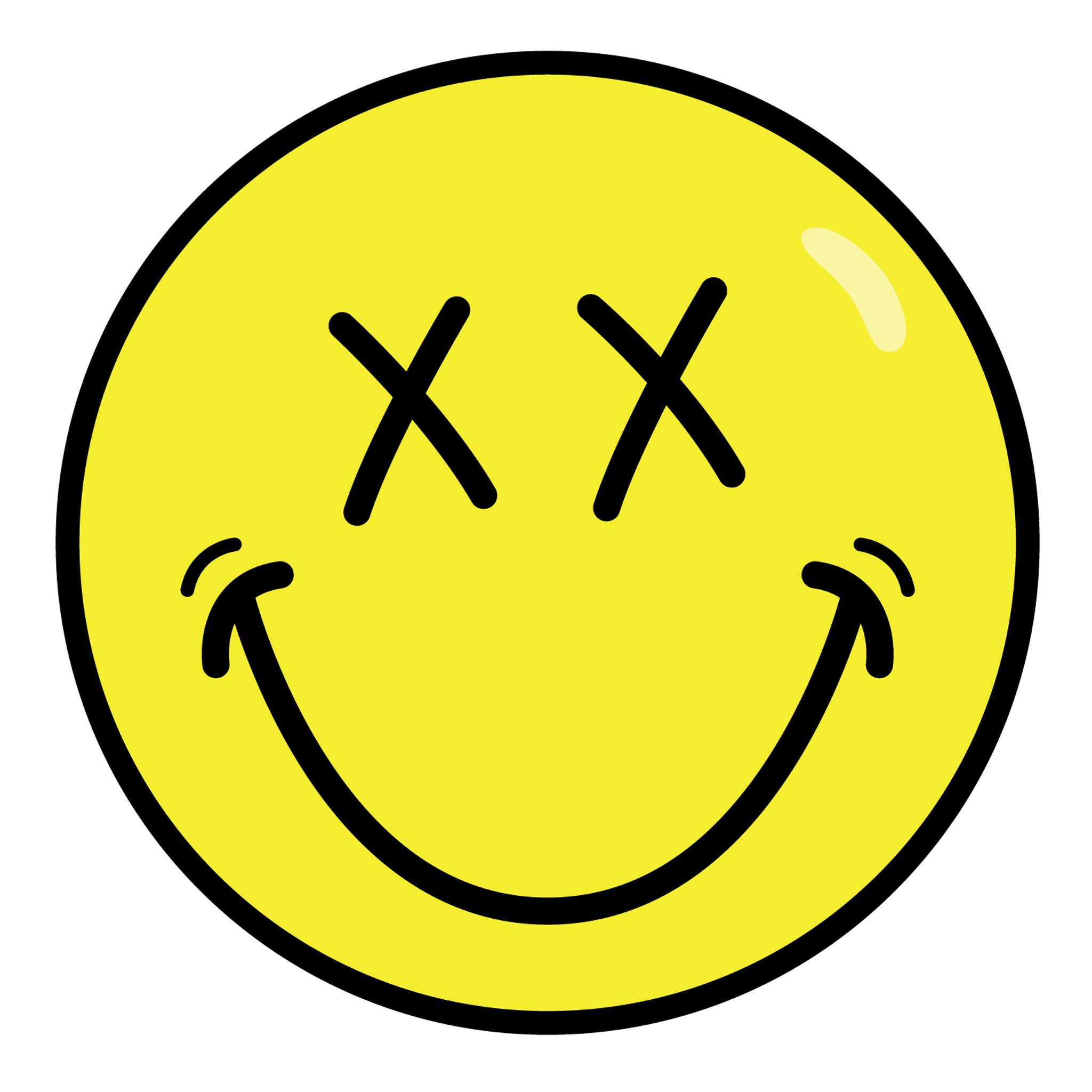 Smiley X'ed Out