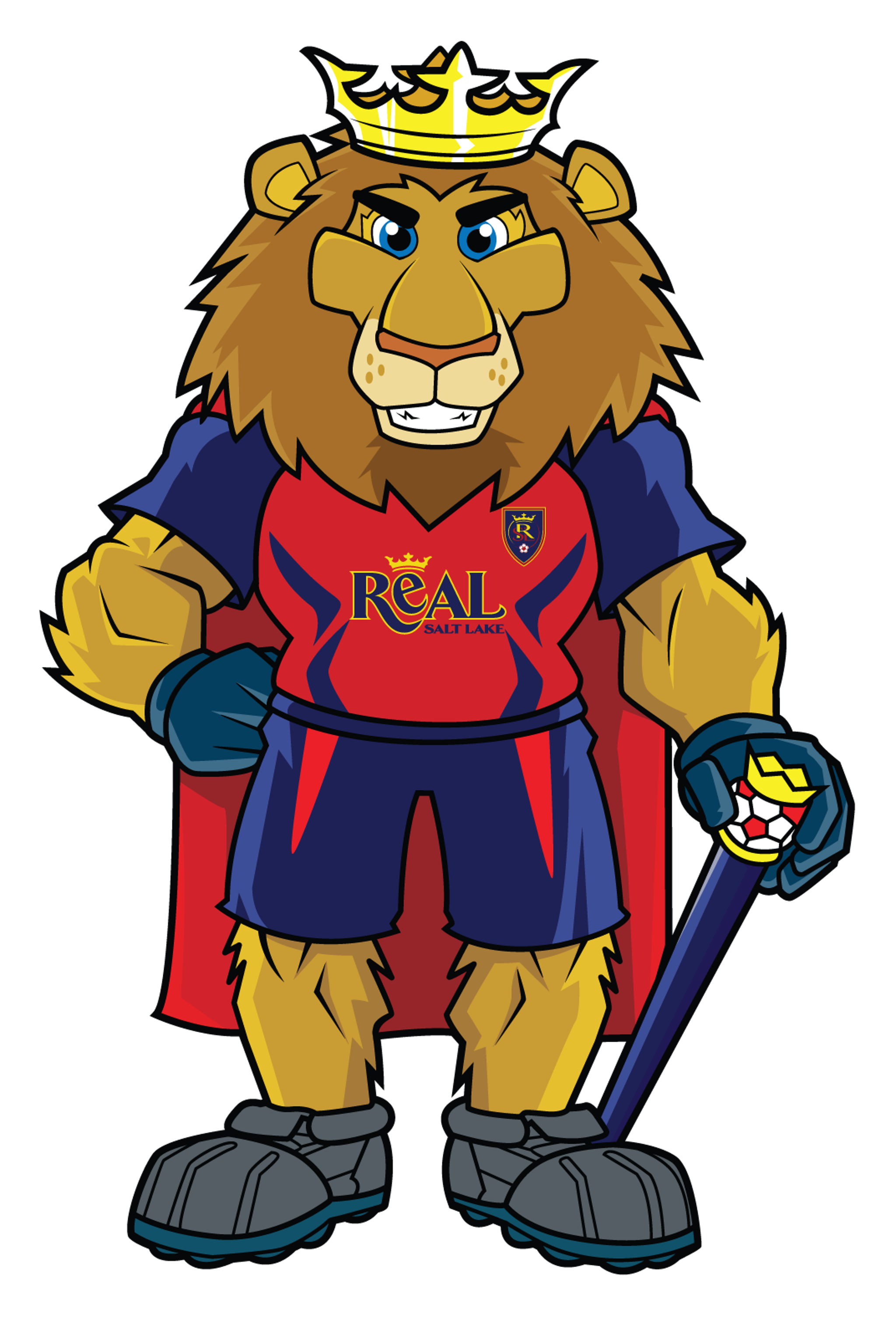 SaltLake Lion Mascot Standing