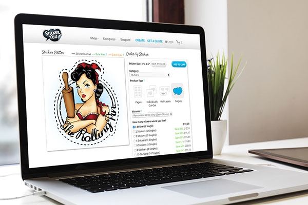 StickerYou Sticker Maker Die-Cut Sticker Singles