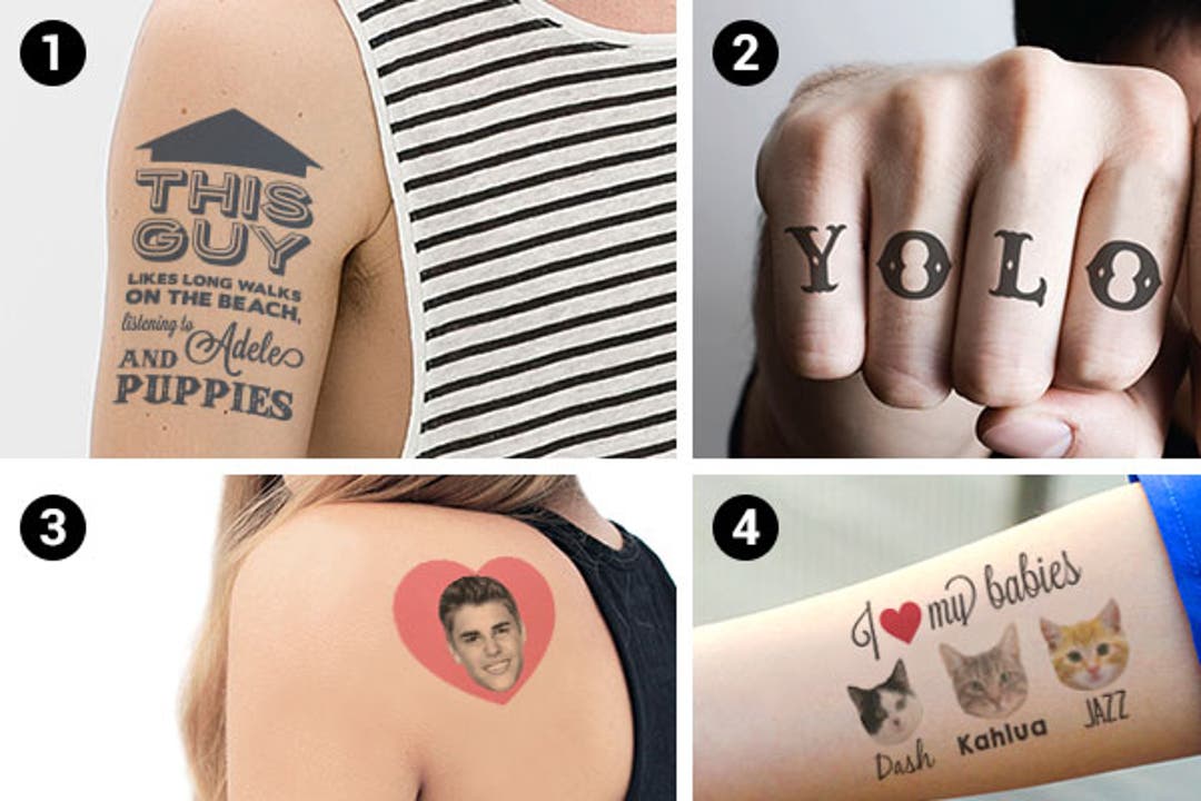 8 Worst Temporary Tattoos for Your First Date