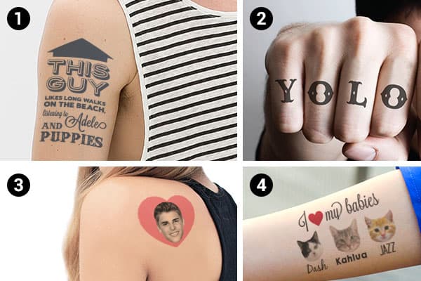 8 Worst Temporary Tattoos for Your First Date