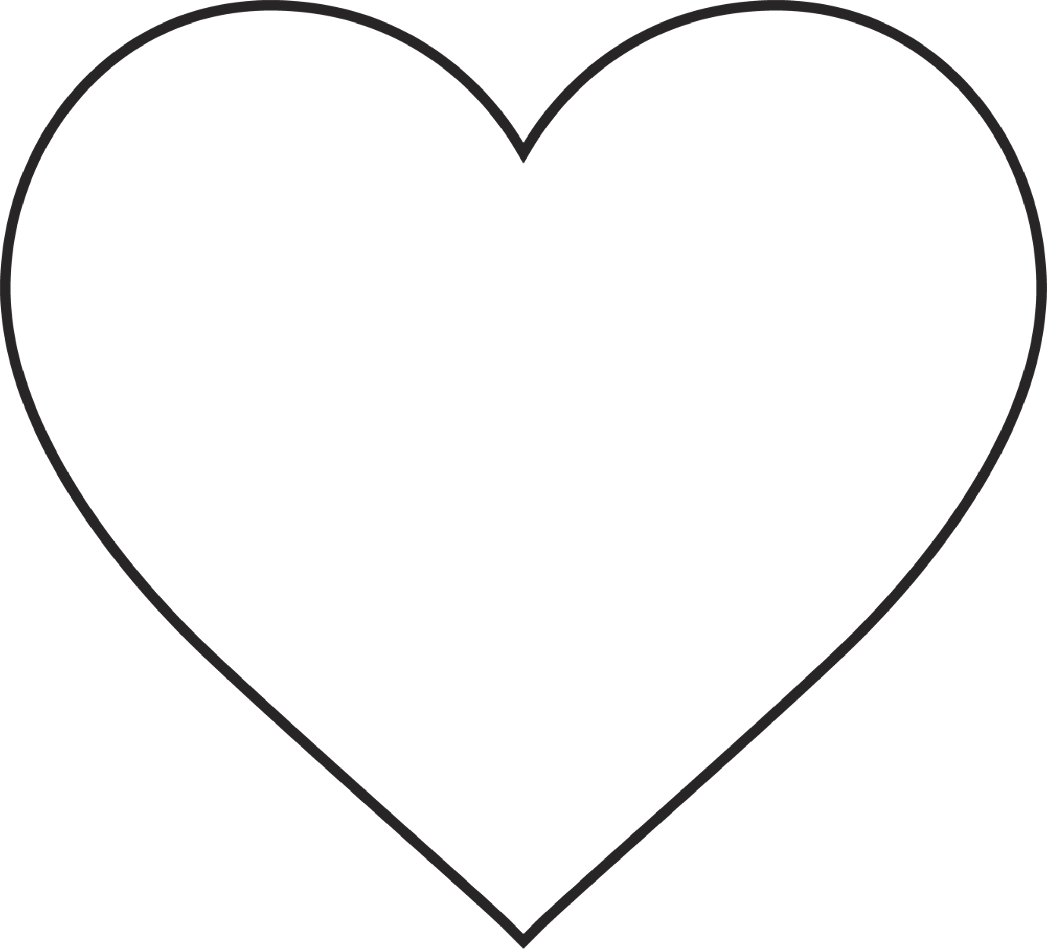 Heart Border Thin