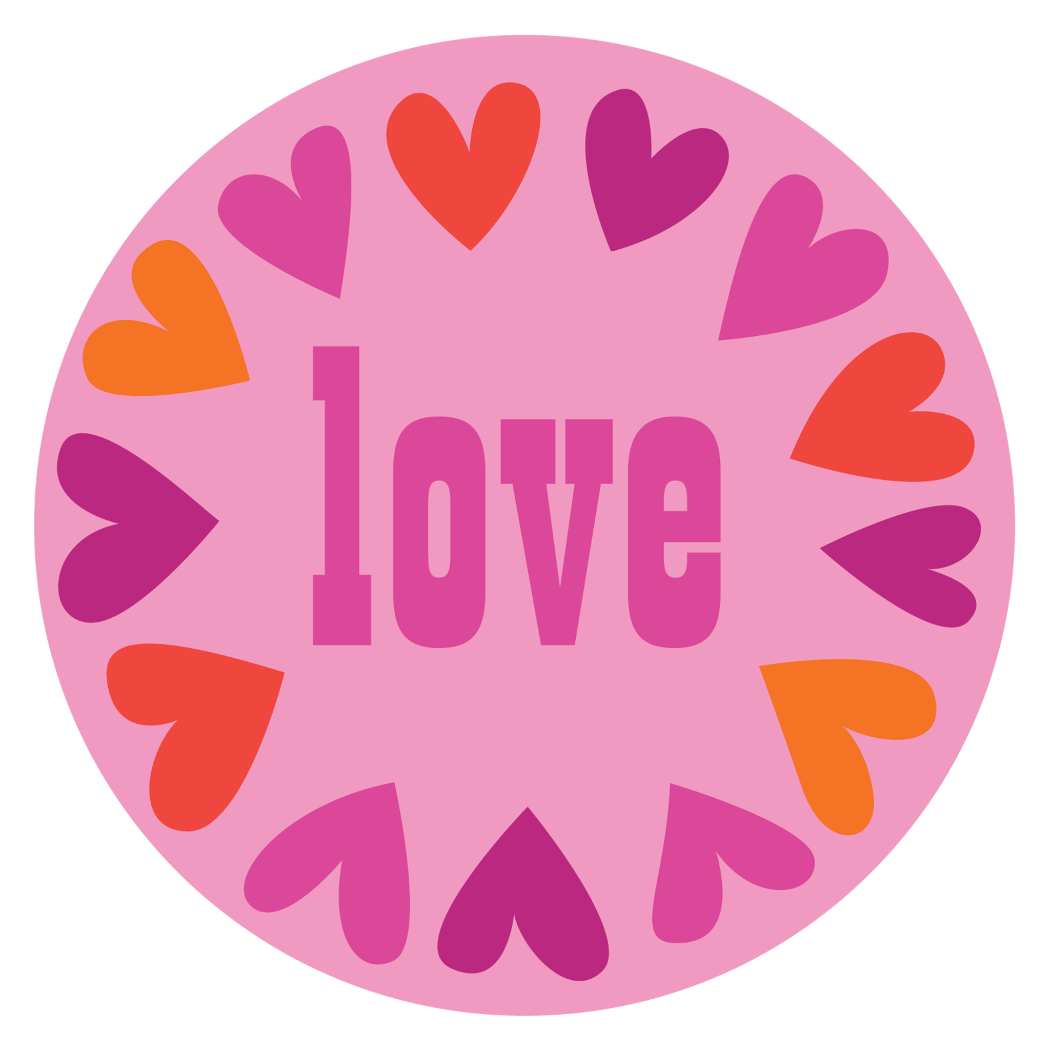 Love Heart Circle