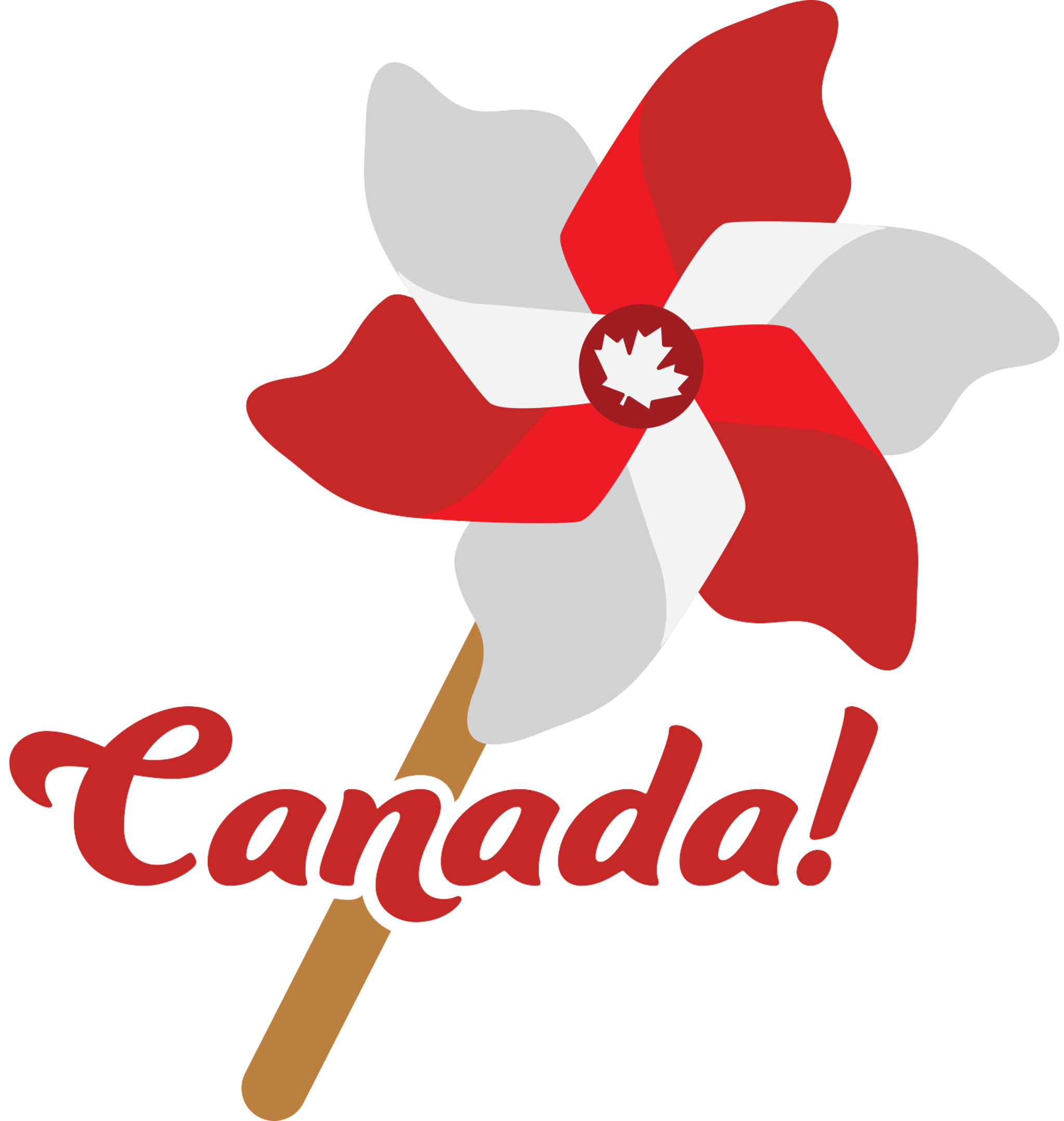 Canada Script Pinwheel