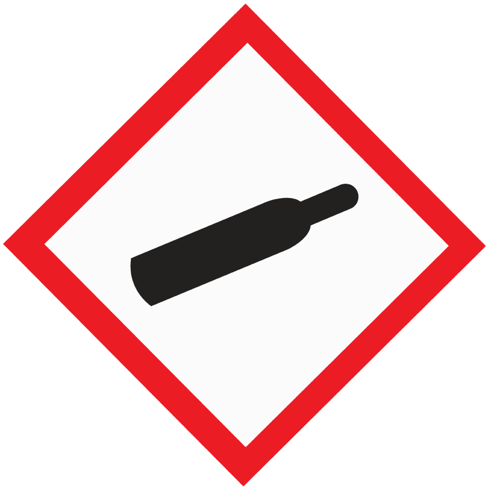 Warning Preassurized Gas