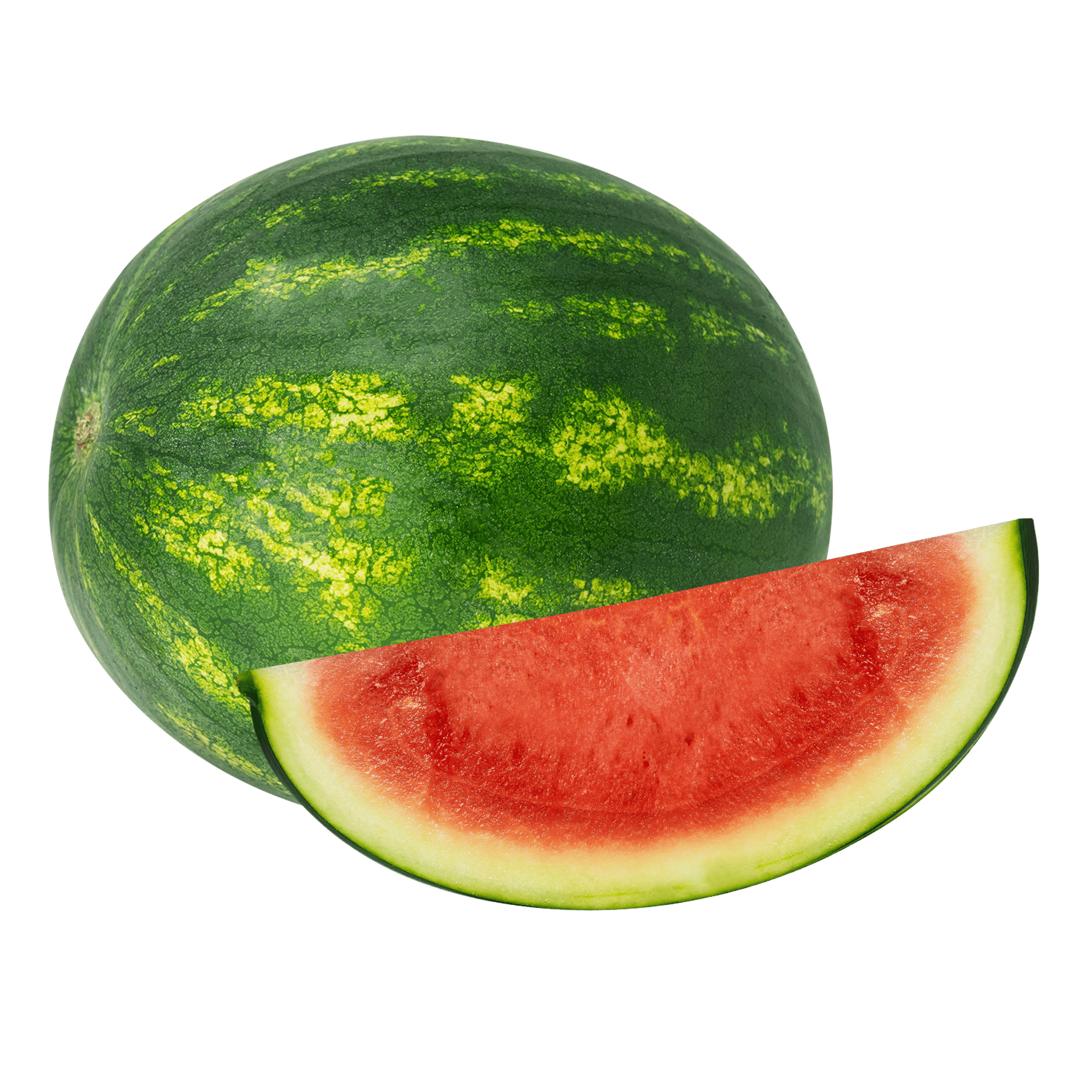 Watermelon Whole and Sliced