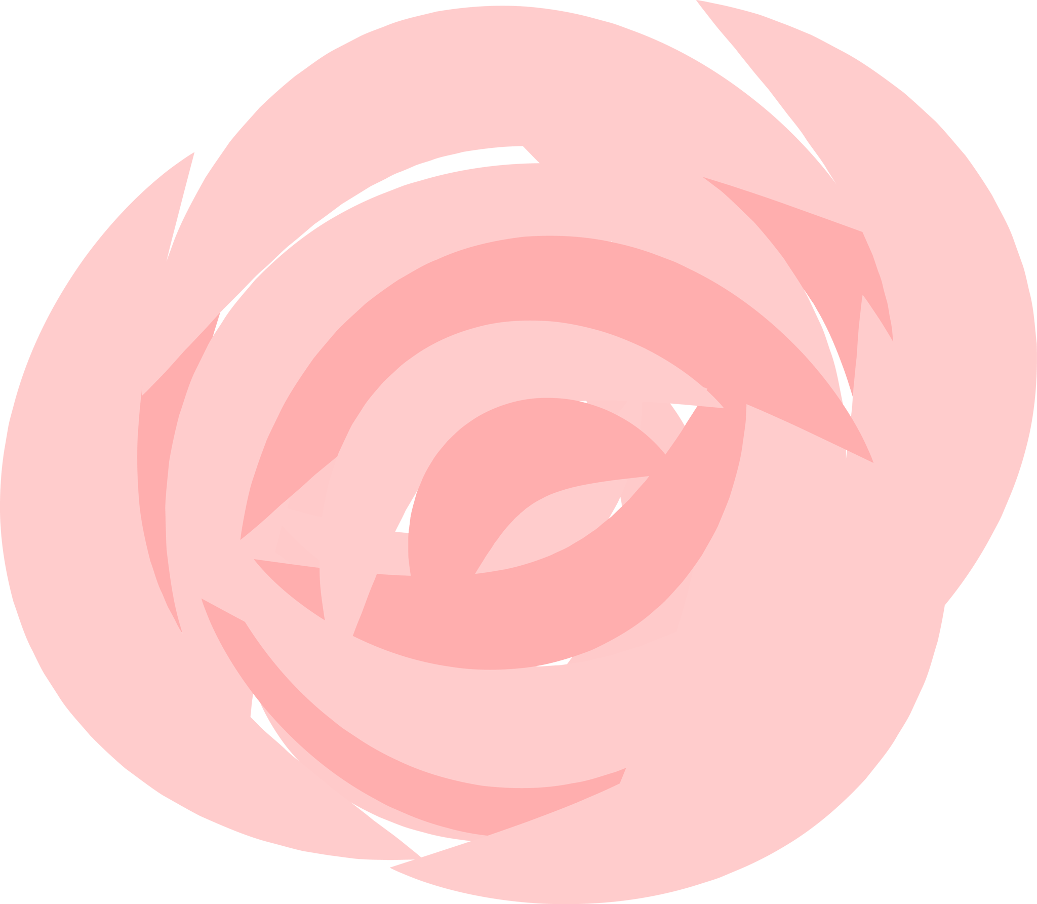 Light Stylized Rose Flower