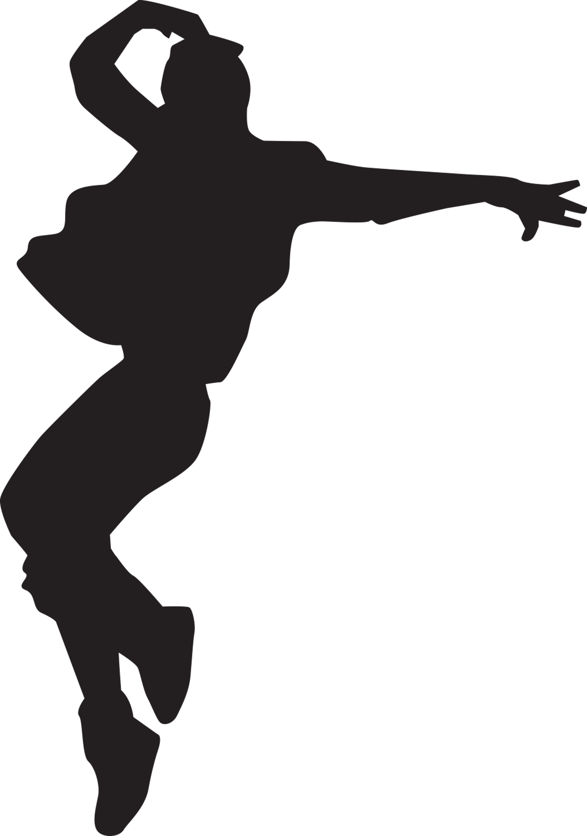 Break Dancer Silhouette 1