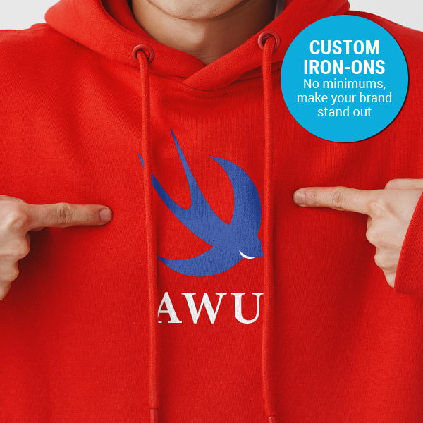 Introduce your own line of merch using iron-ons