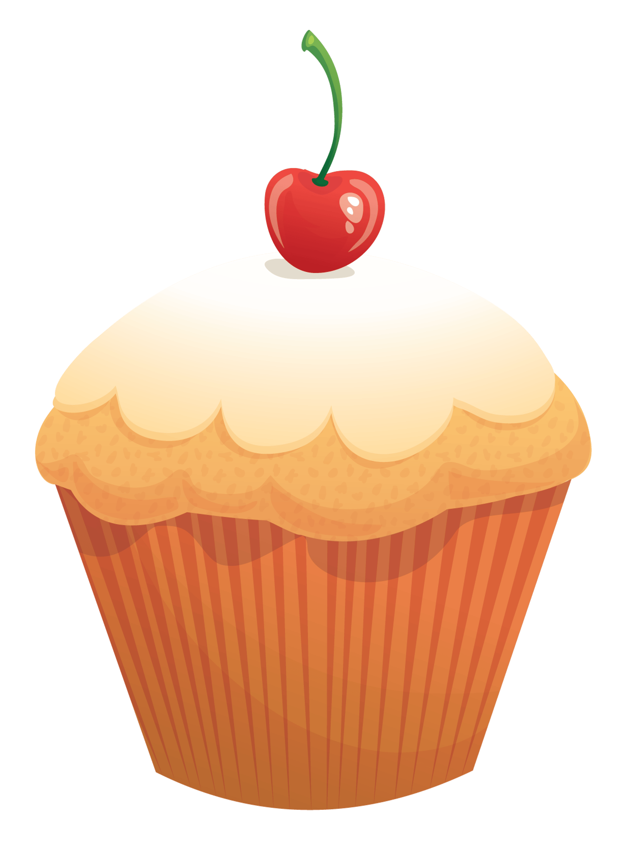Vanilla Cherry Cupcake 