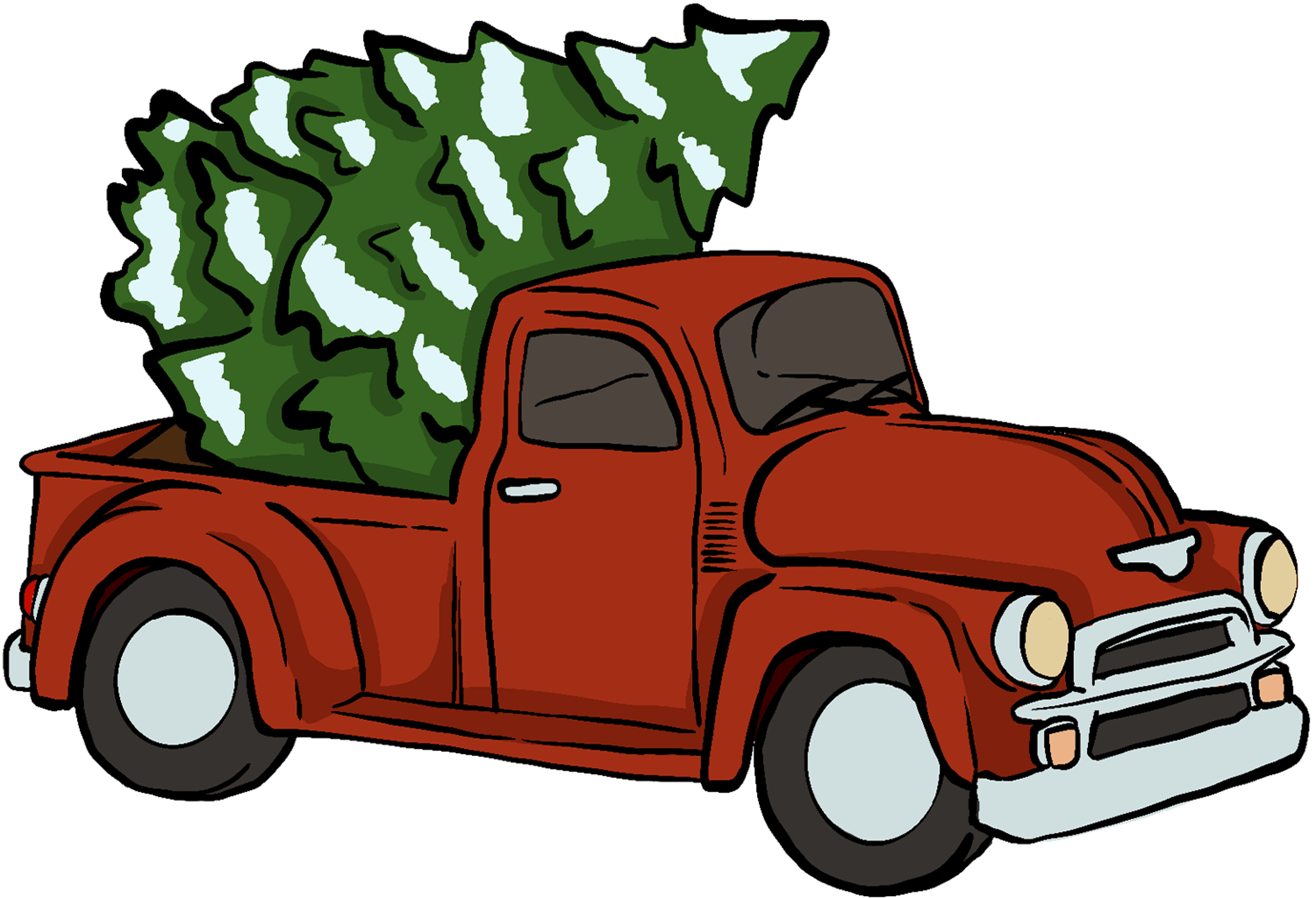Red Tree Truck