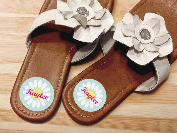 Custom kids shoe label