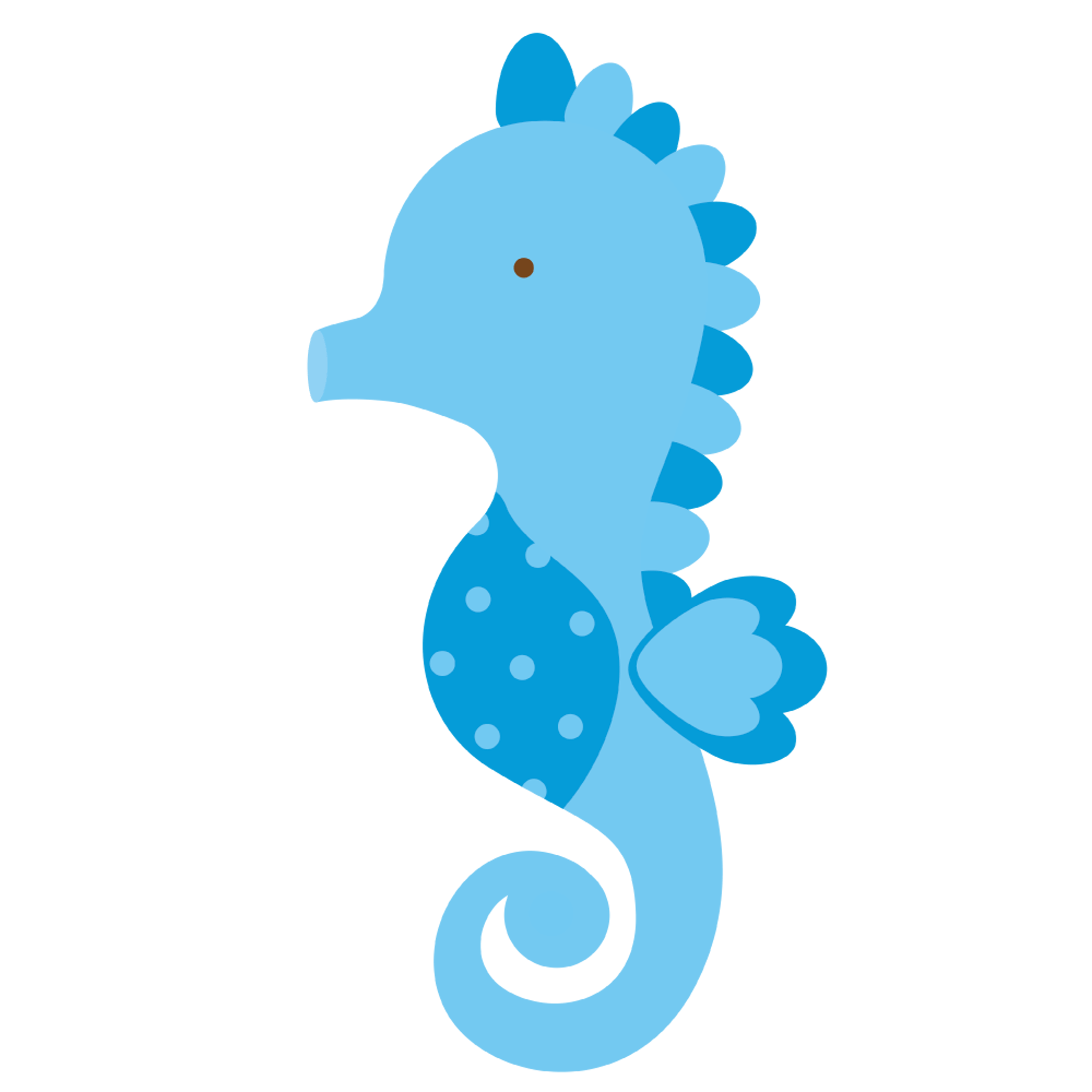 Blue Sea Horse