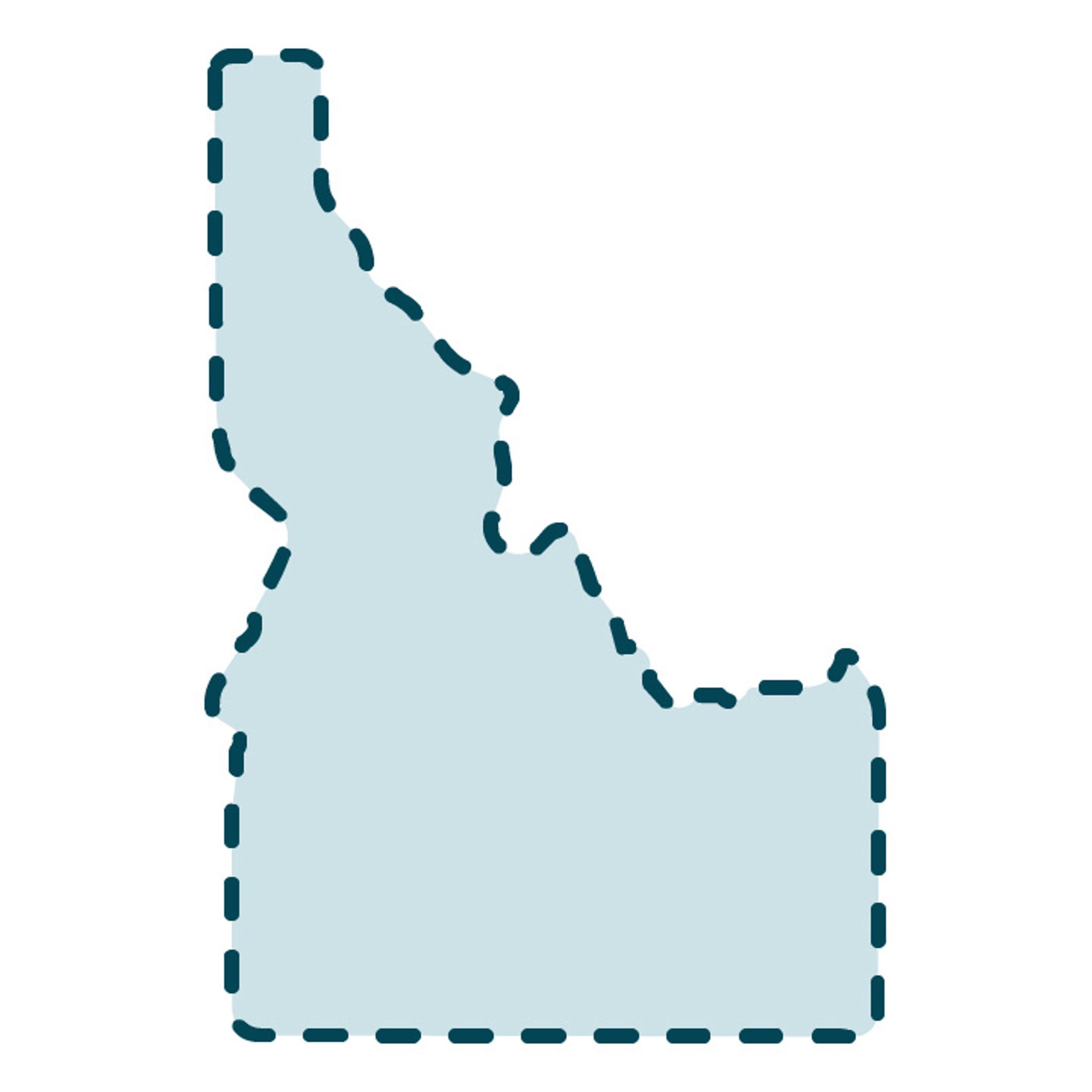 USA Idaho State Template