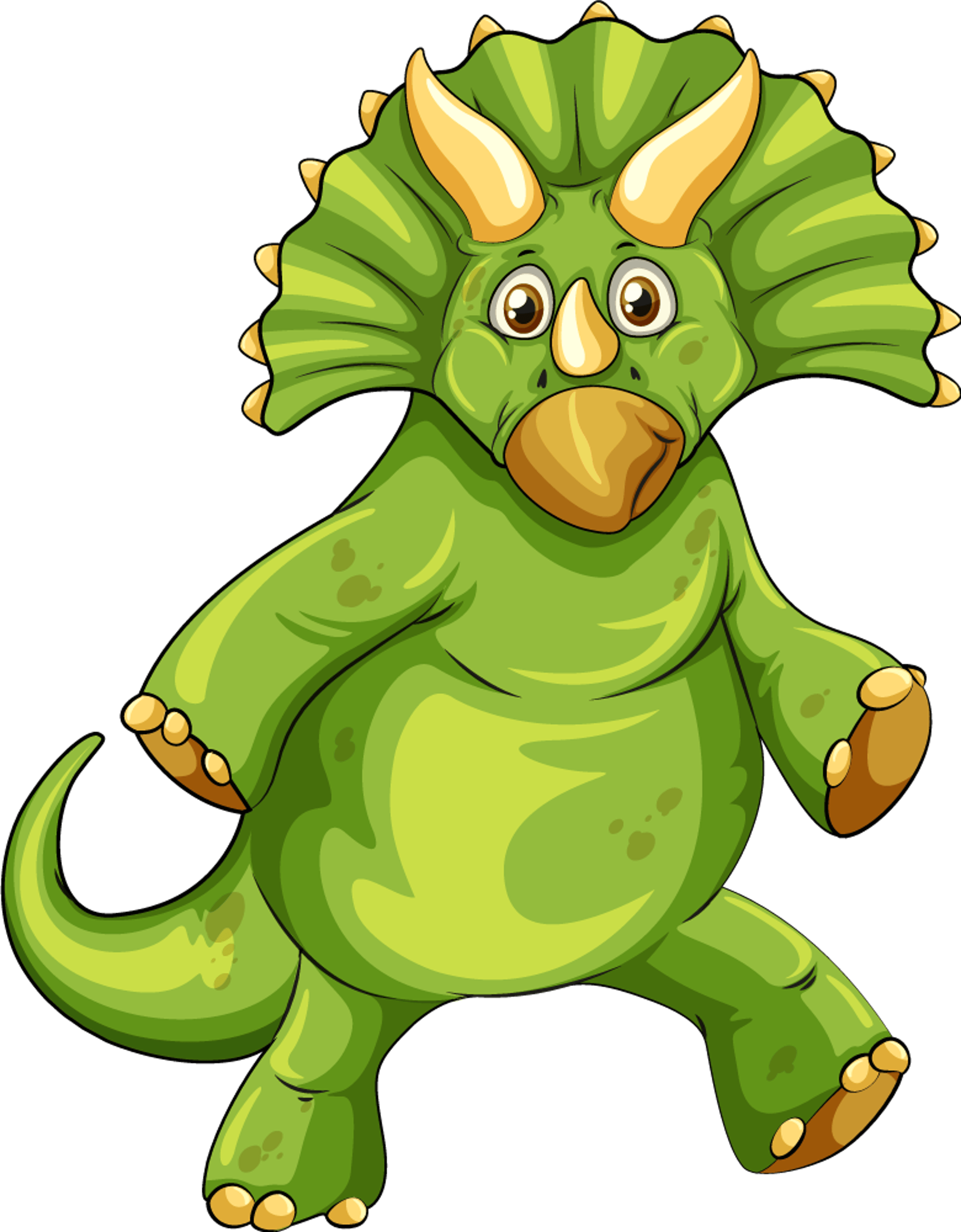 Triceratops Green Dinosaur