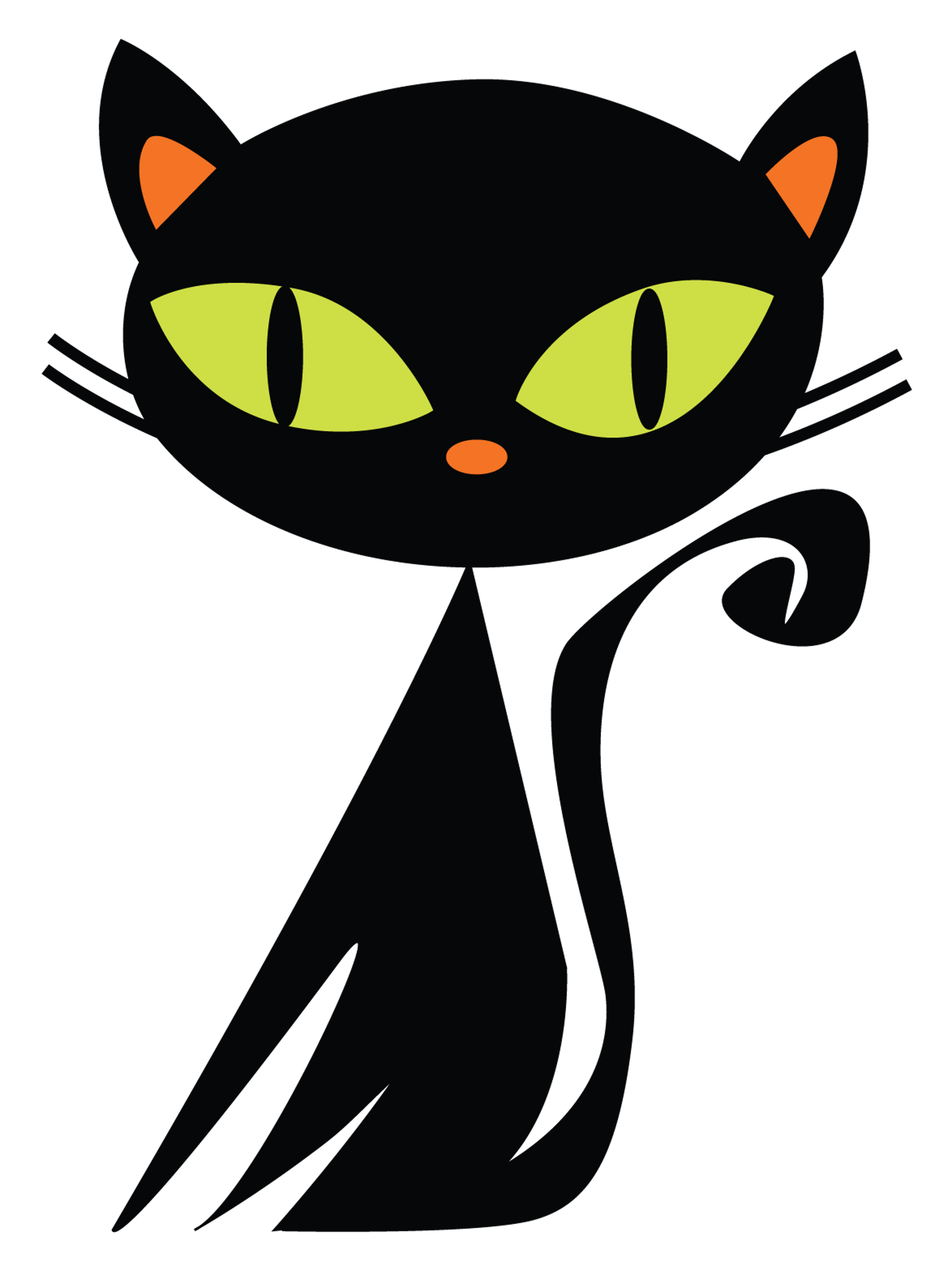 Cat With Big Green Eyes