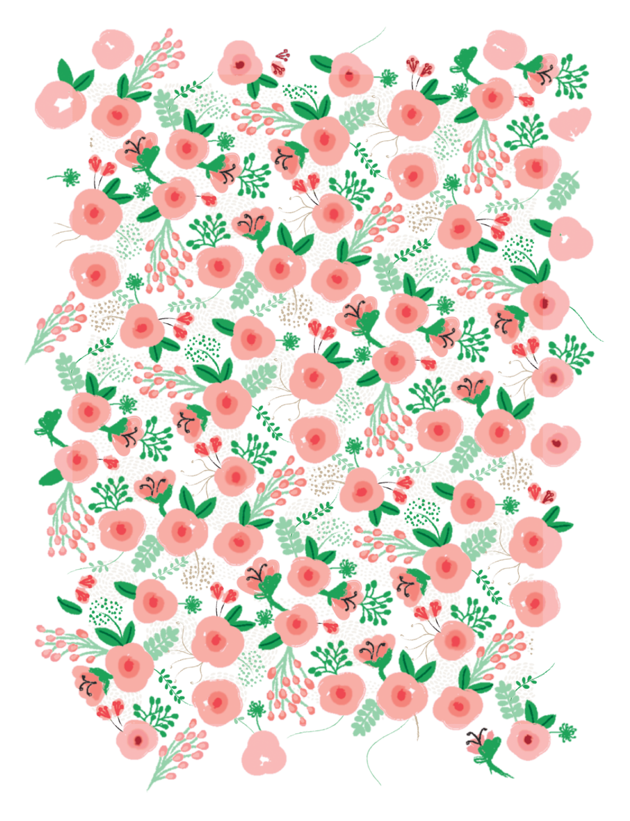 Floral Pattern Background