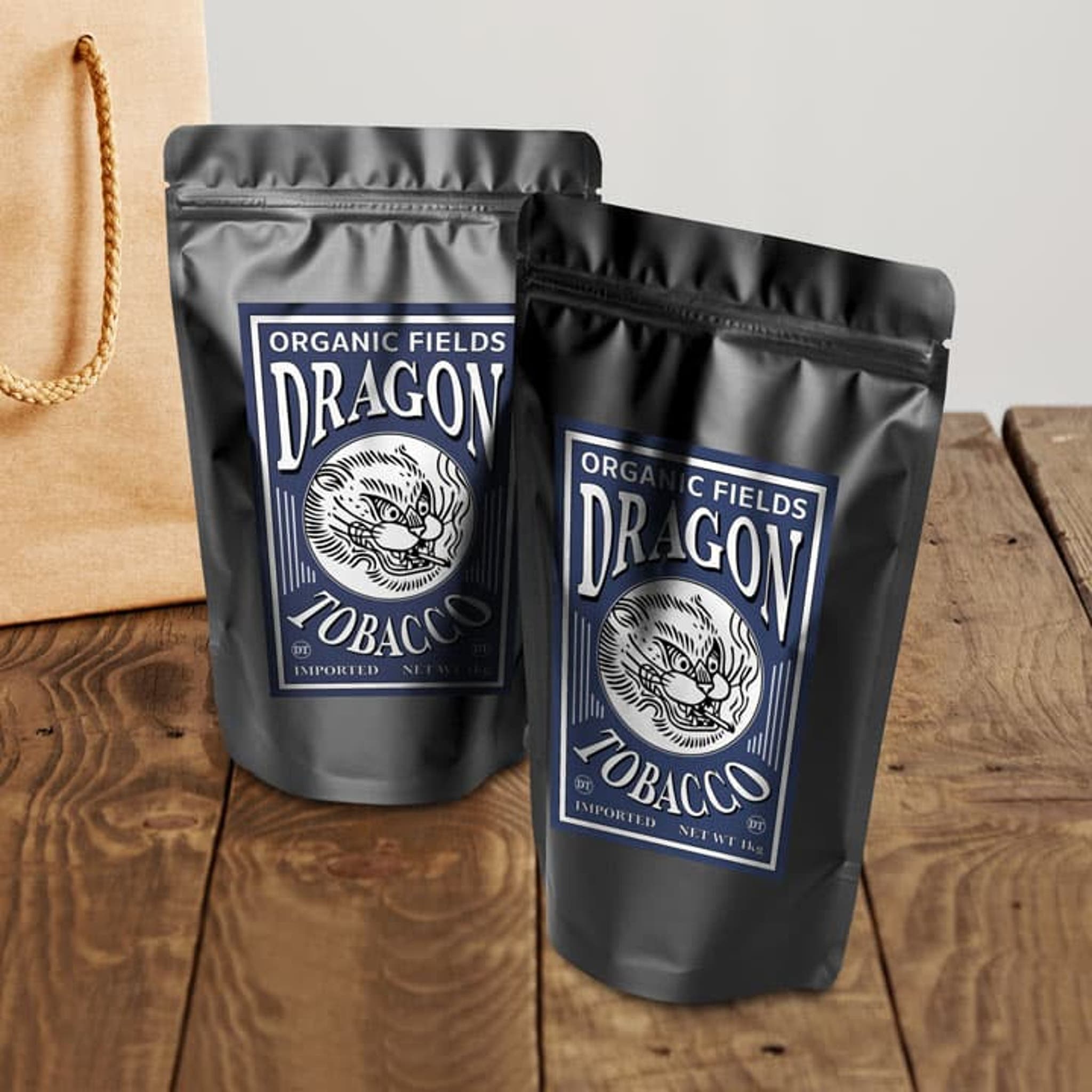 6x9 Matte Black Pouches