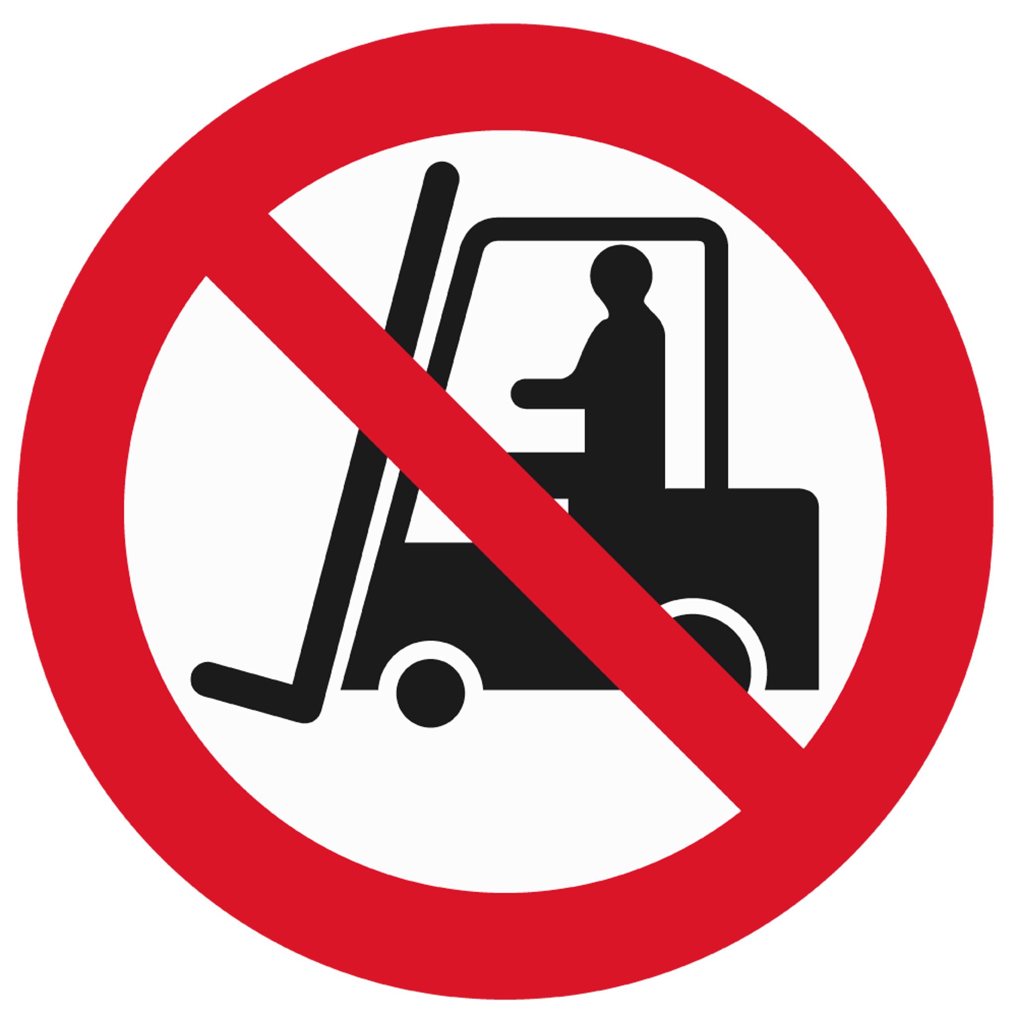 Warning No Forklifts