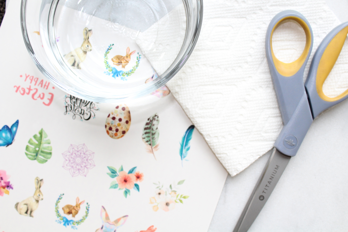 Custom temporary tattoos and scissors