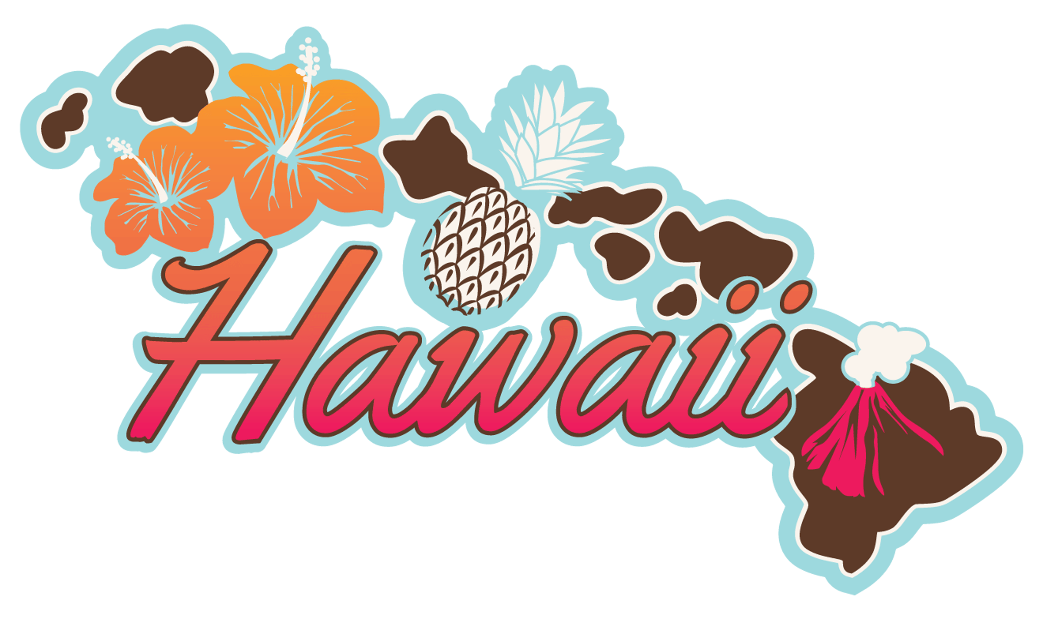 Hawaii Travel Sticker