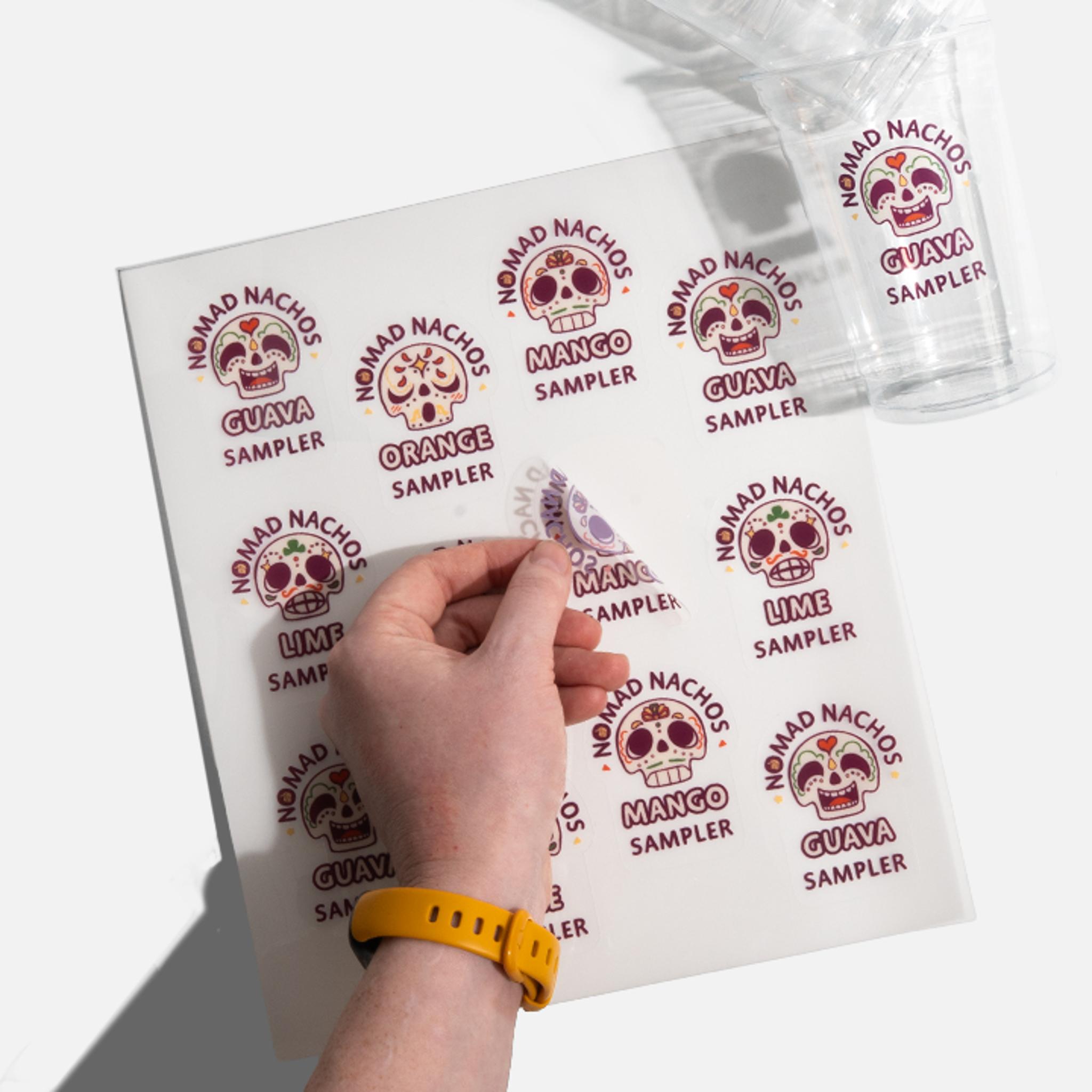 Crystal Clear Label Pages