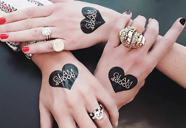 StickerYou Custom Tattoos Event Charity GLAM4GOOD