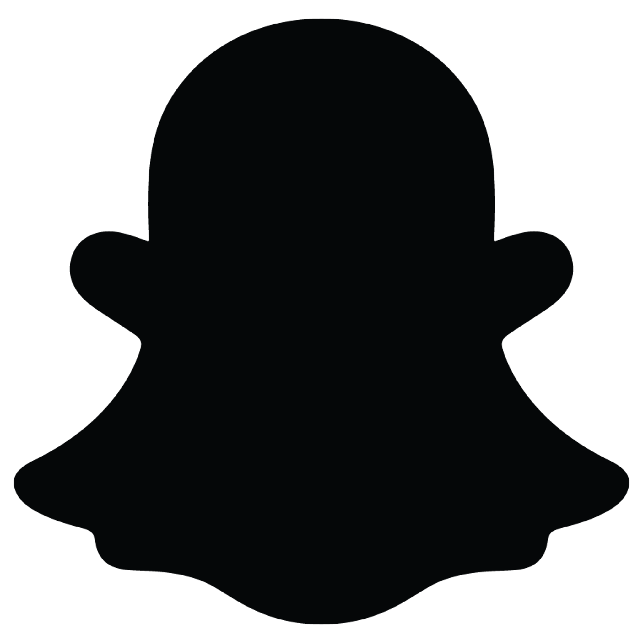 Snapchat Ghost Black