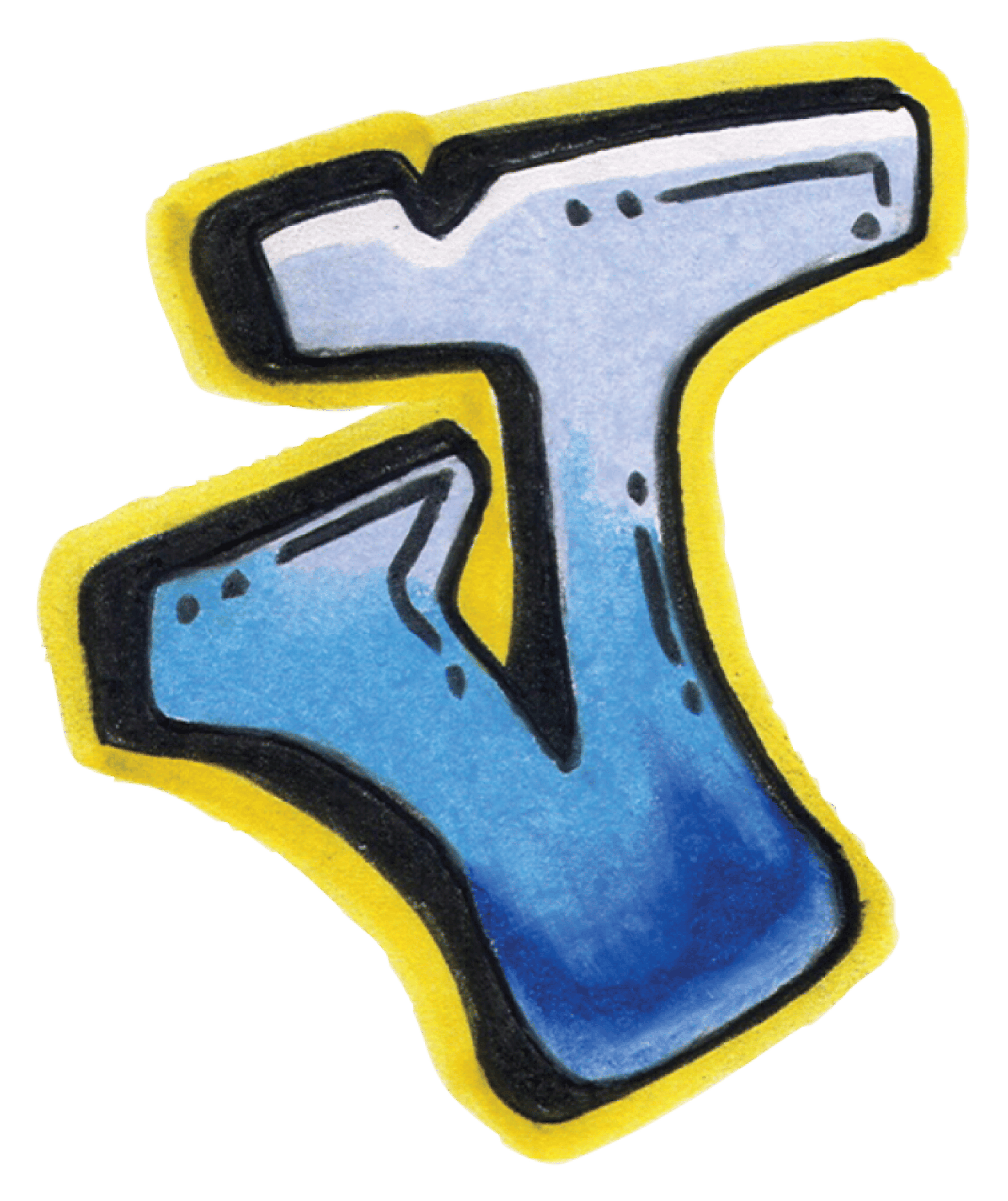 Graffiti Letter J
