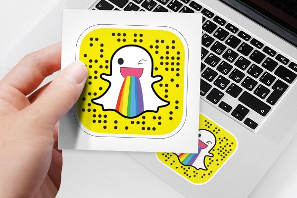 Snapchat QR code sticker