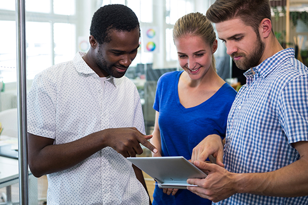 label design feedback session