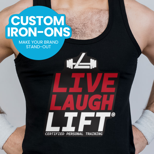 Iron-Ons - Transform your plain or generic apparel into branded merch/uniforms